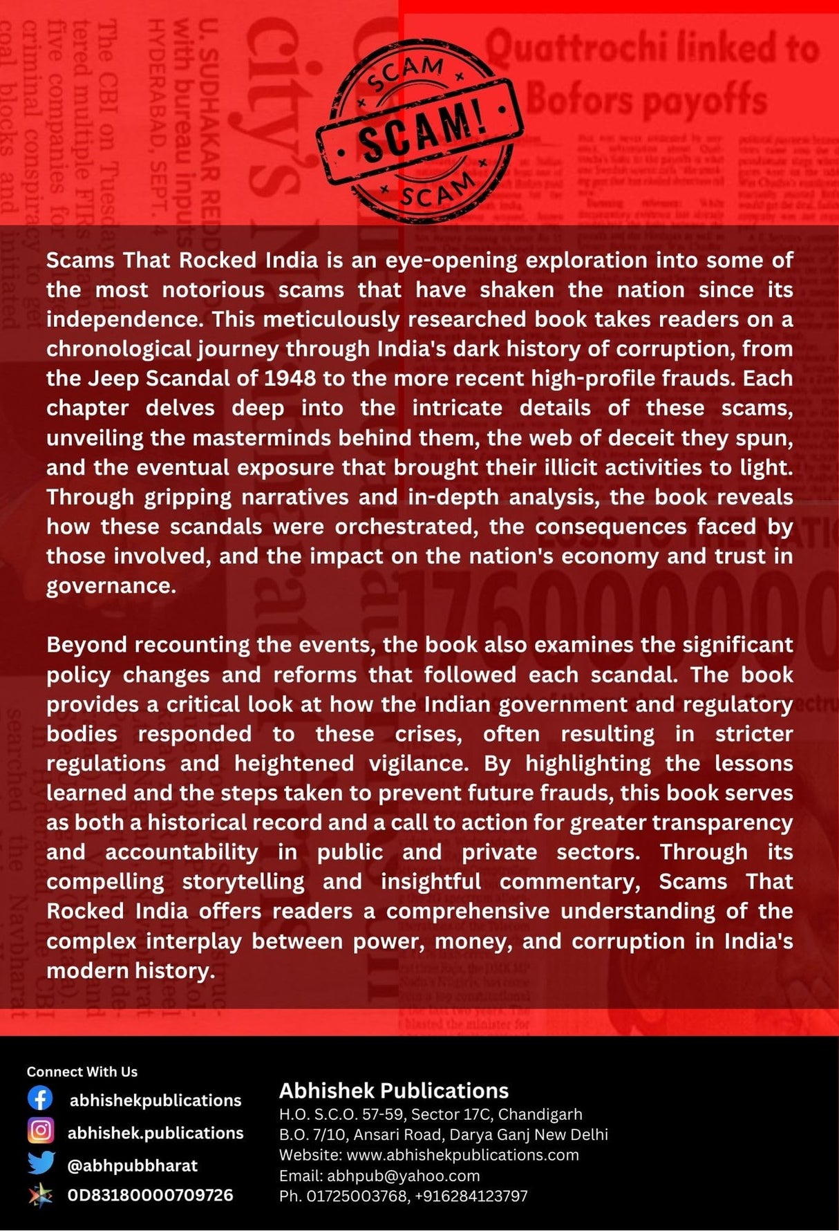 Scams That Rocked India: The Stories, Modus Operandi, The Masterminds, The Bust and The Policy Shifts. - Retail Maharaj