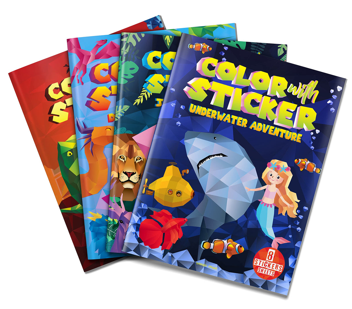 Color with Sticker - Underwater Adventure - Retail Maharaj