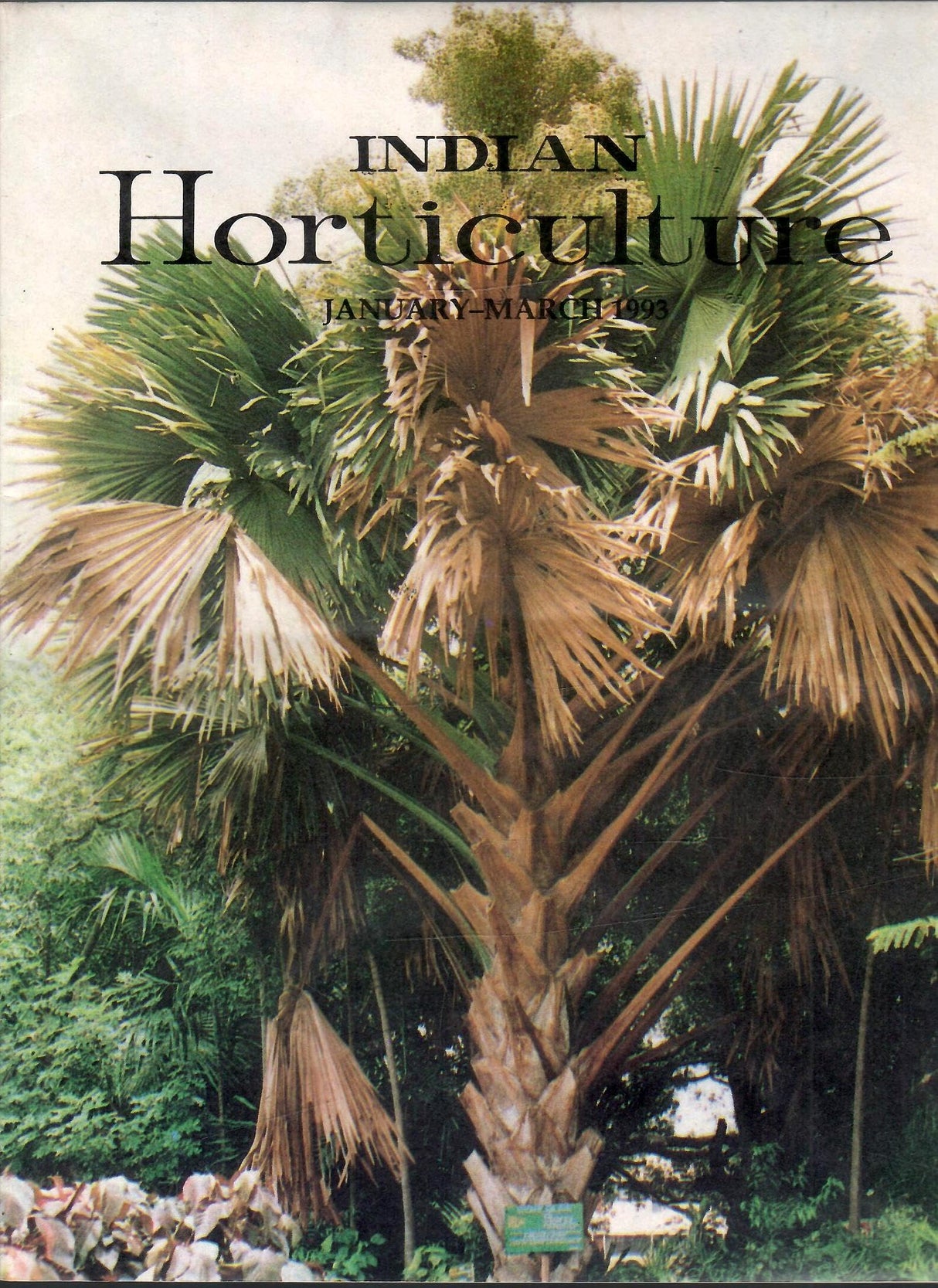INDIAN HORTICULTURE - Year 1993, Jan-March, April-June, July-Sept., Oct.-Dec ( Set Of 4 Books )