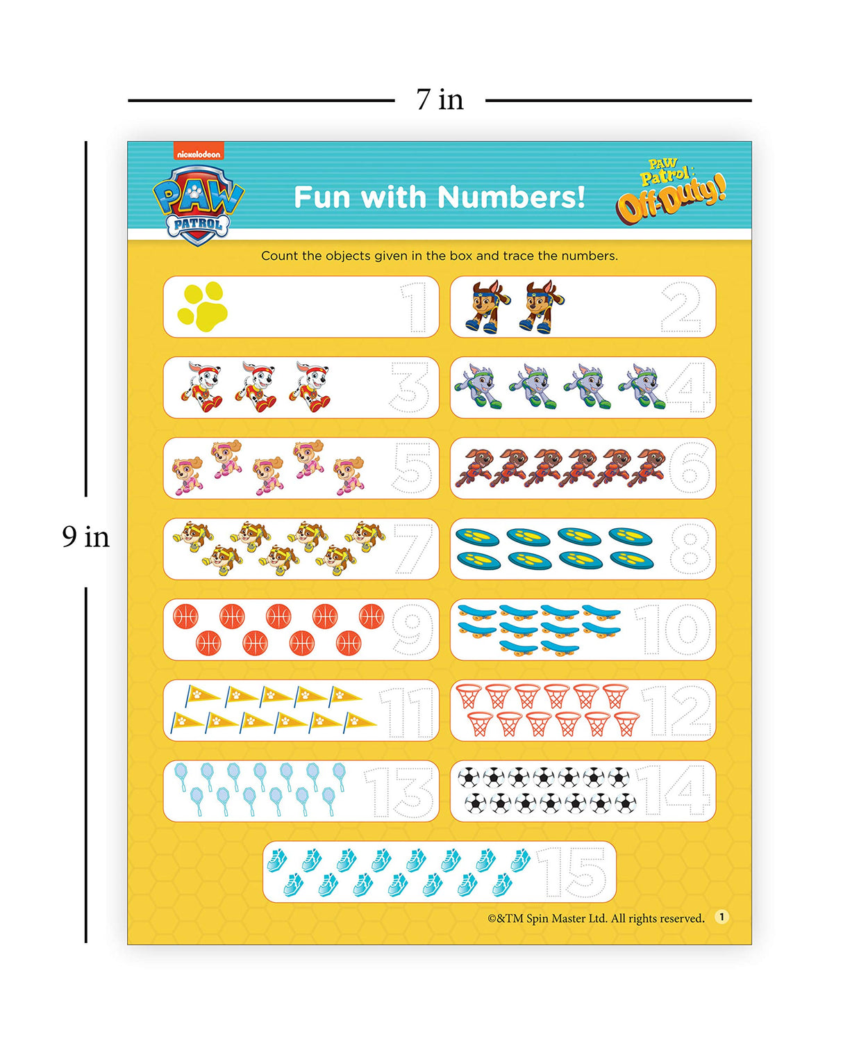 Nickelodeon Paw Patrol – Off Duty! Fun Learning Set | Wipe & Clean Mats, Coloring Sheets, Stickers, Certificate & Pen | Ages 3–7 | Learn Through Play with Your Favorite Pups - Retail Maharaj