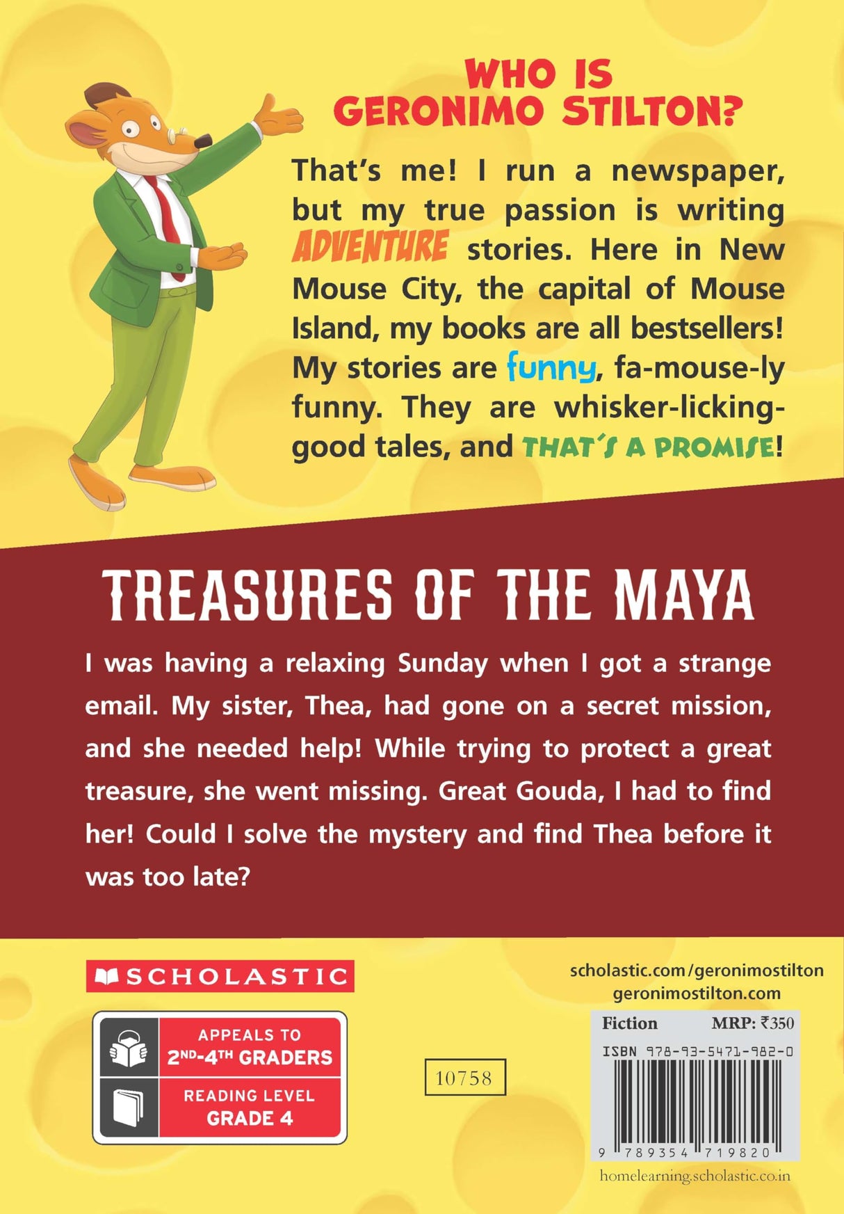 Geronimo Stilton #83: Treasures of the Maya - Retail Maharaj