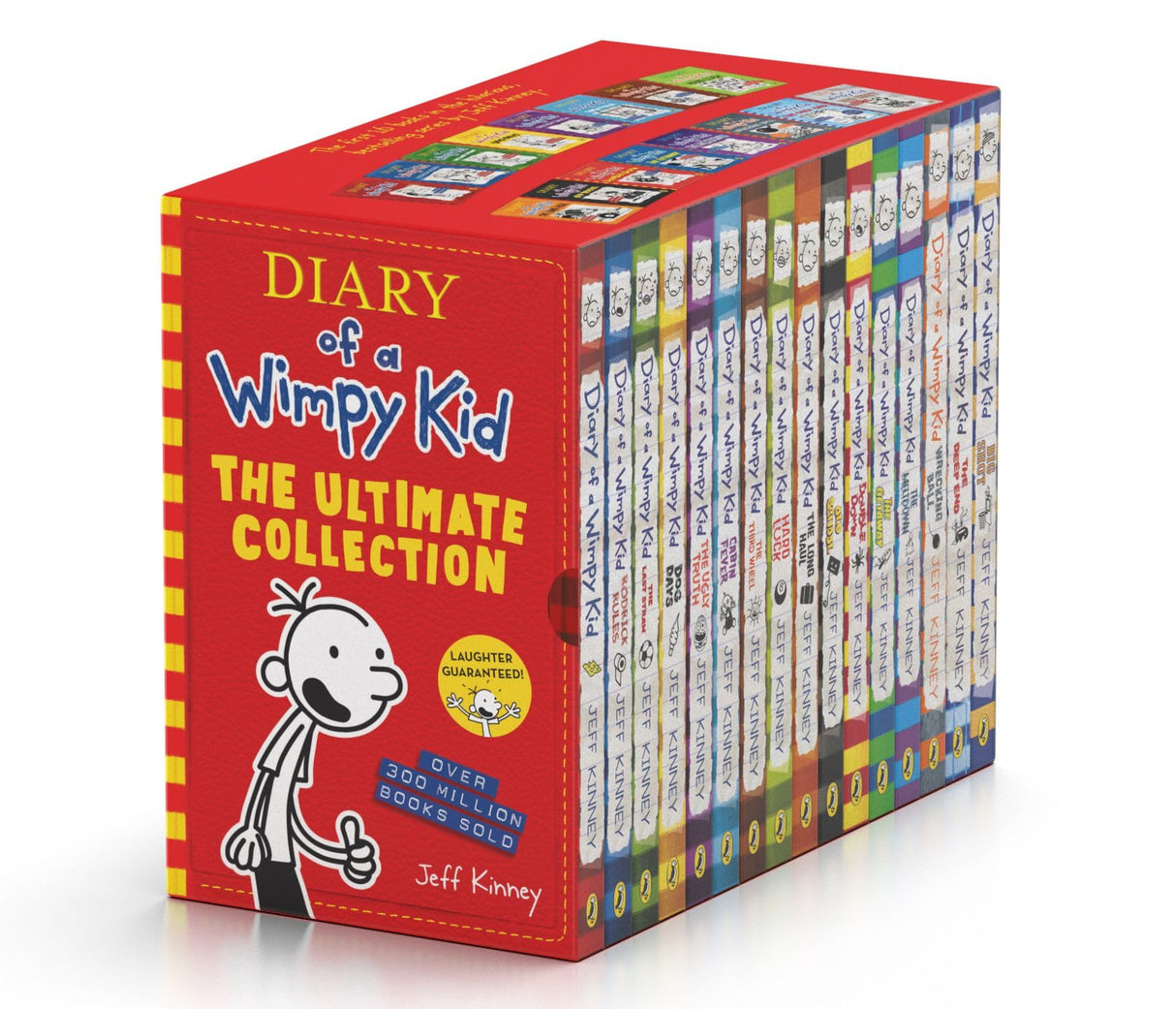 Diary of a Wimpy Kid Boxset: The Ultimate Collection 16 Books Boxset (Books 1-16) | #1 International Bestselling Series | 250+ Million Copy Bestseller | Ages 8+ Years - Retail Maharaj