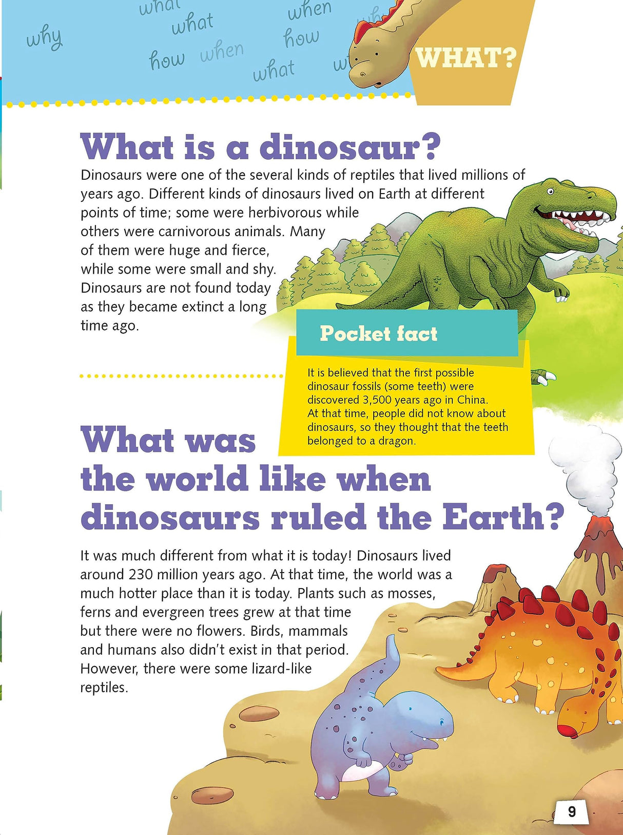 Encyclopedia: My Encyclopedia of Dinosaurs - What? Why? How? When? - Encyclopedia books for Children - Retail Maharaj