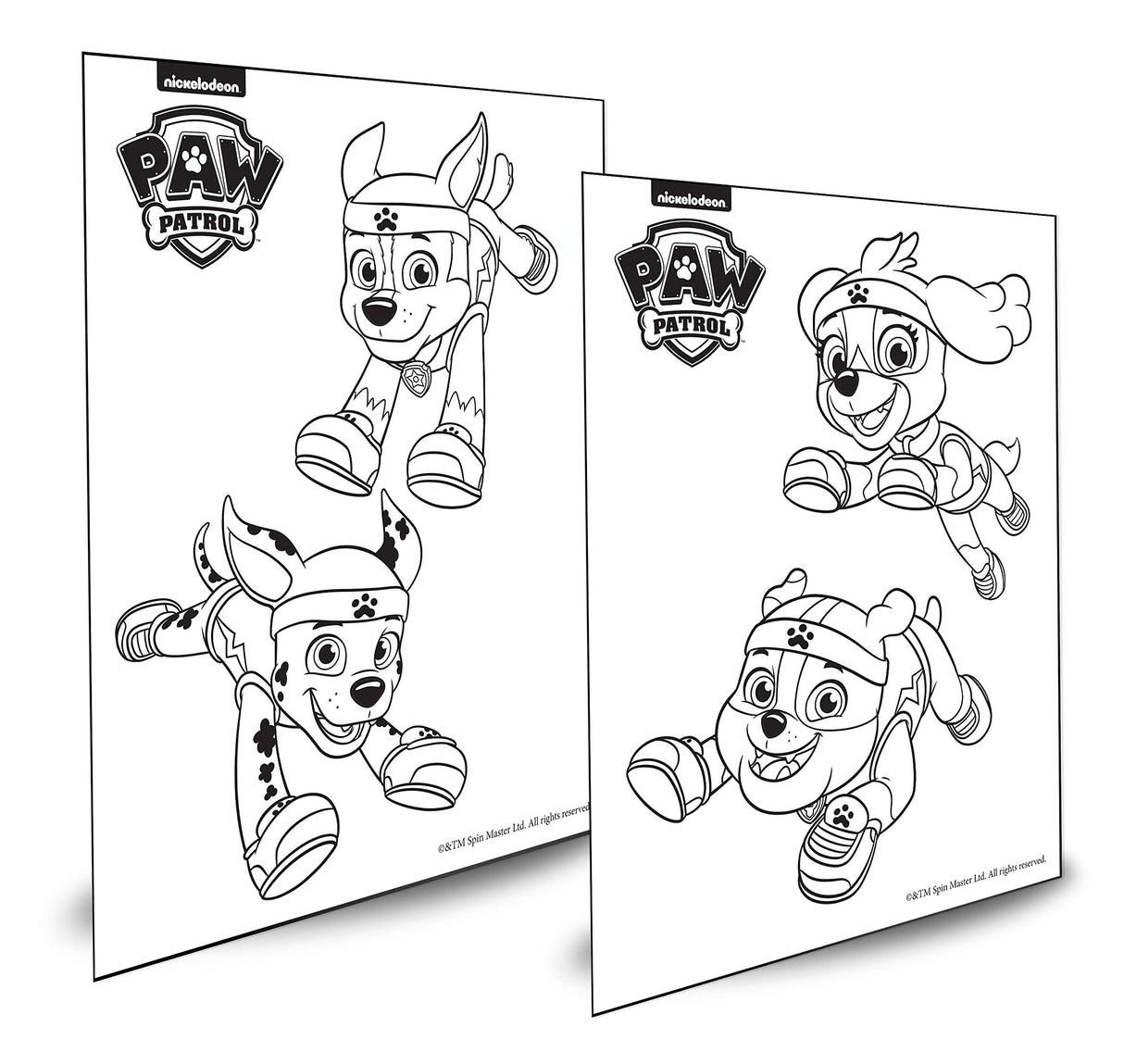 Nickelodeon Paw Patrol – Off Duty! Fun Learning Set | Wipe & Clean Mats, Coloring Sheets, Stickers, Certificate & Pen | Ages 3–7 | Learn Through Play with Your Favorite Pups - Retail Maharaj