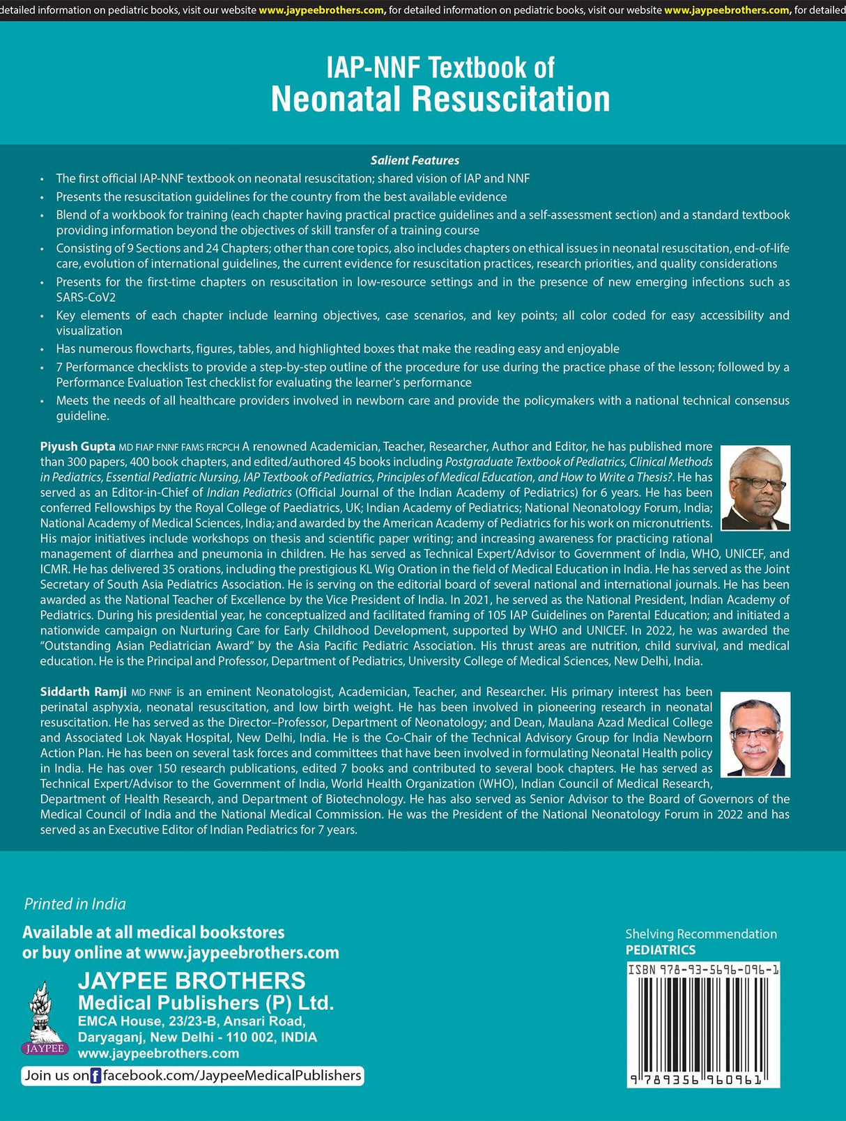 IAP-NNF TEXTBOOK OF NEONATAL RESUSCITATION - Retail Maharaj
