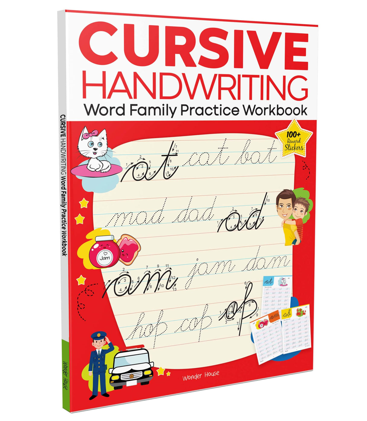 Cursive Handwriting - Word Family: Practice Workbook For Children - Retail Maharaj