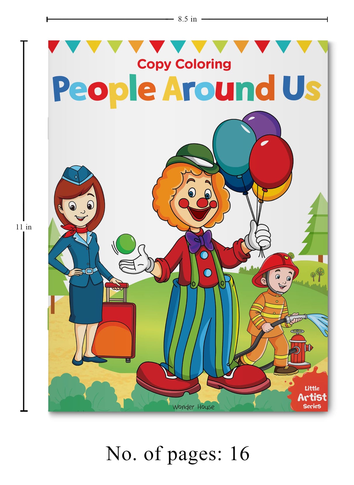 Little Artist Series People Around Us: Copy Colour Books - Retail Maharaj