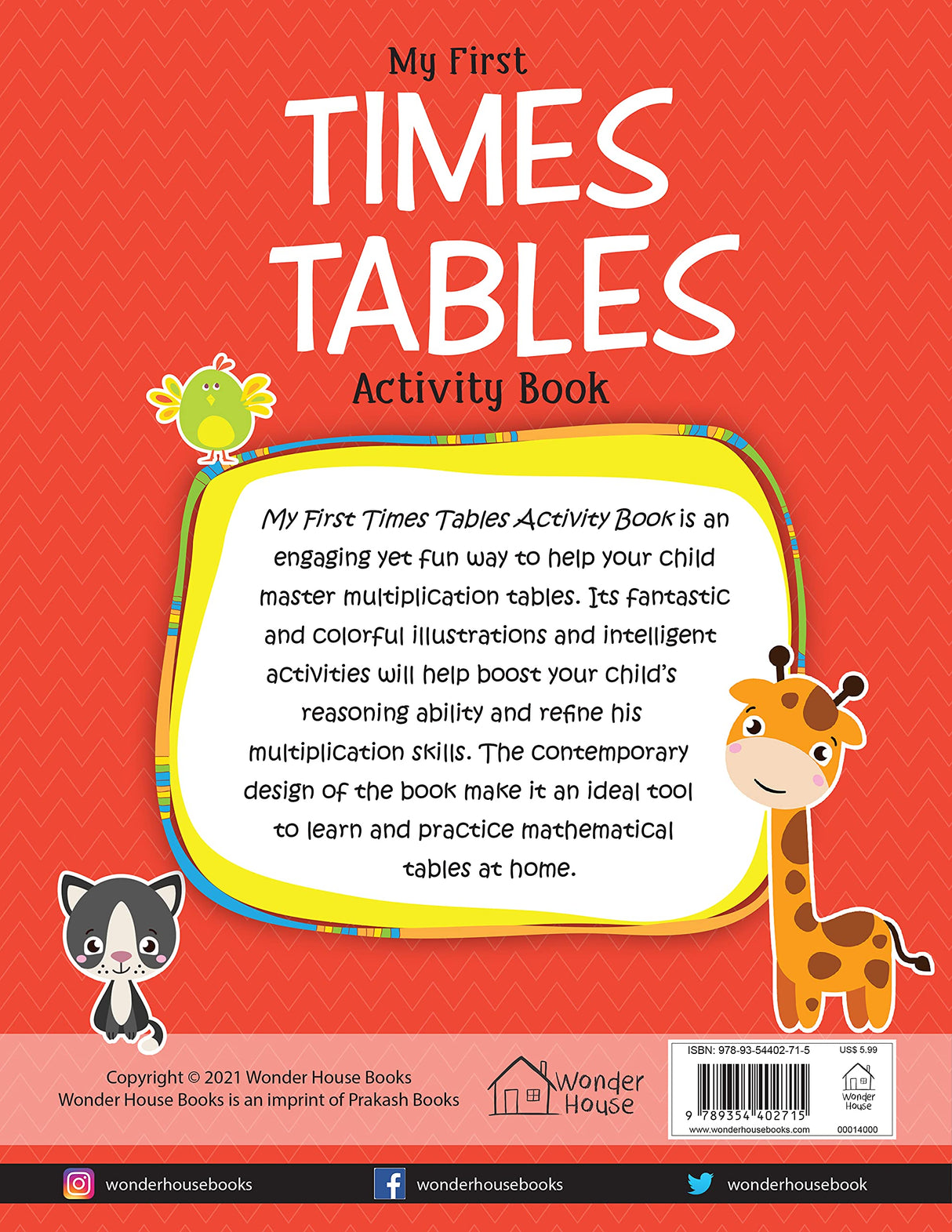 My First Times Tables Activity Book: Multiplication Made Easy | Ages 6–8 | Build Confidence in Basic Math | 2.5 Hours of Practice - Retail Maharaj