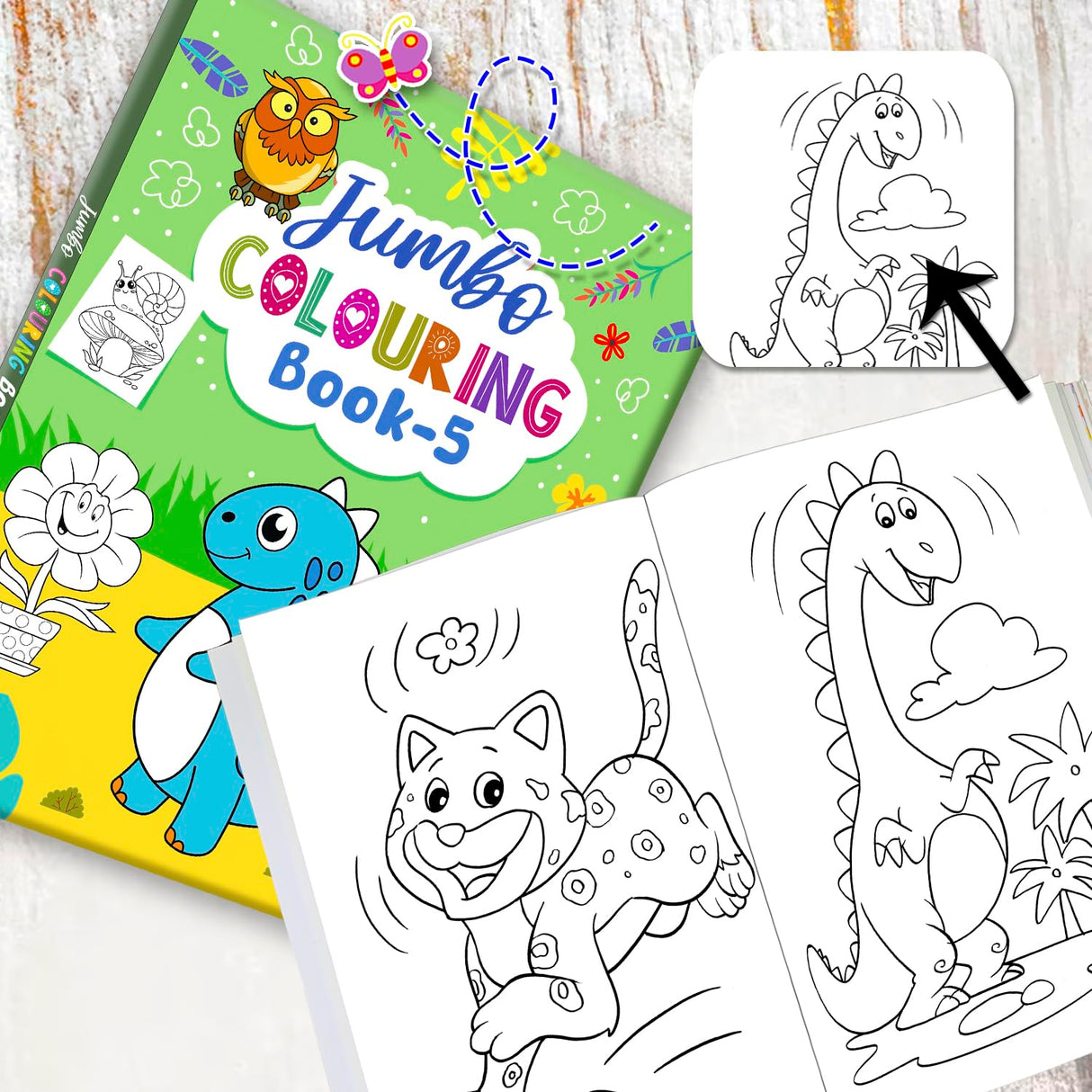Jumbo Colouring Book - 5 - Retail Maharaj