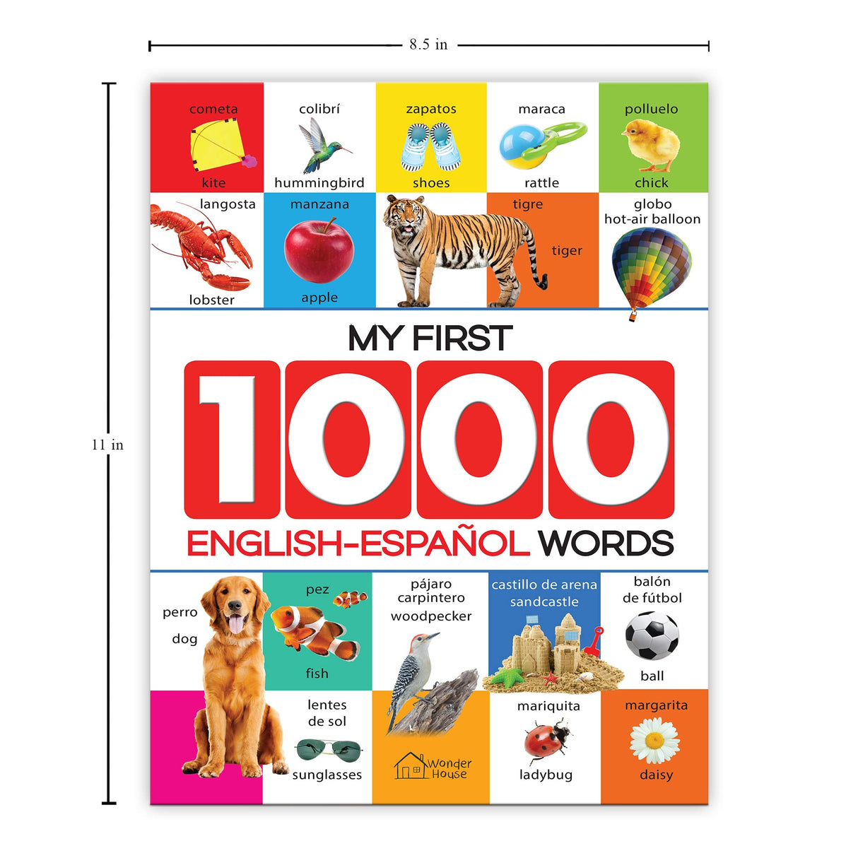 My First 1000 English-Espaňol Words: Early Learning Bilingual Picture Book For Kids - Retail Maharaj