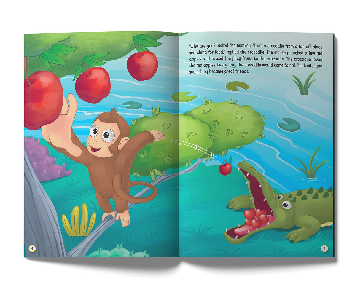 The Clever Monkey - Illustrated Moral Story for Children - Retail Maharaj