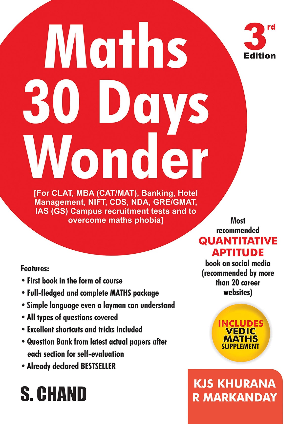 Maths 30 Days Wonder - Retail Maharaj