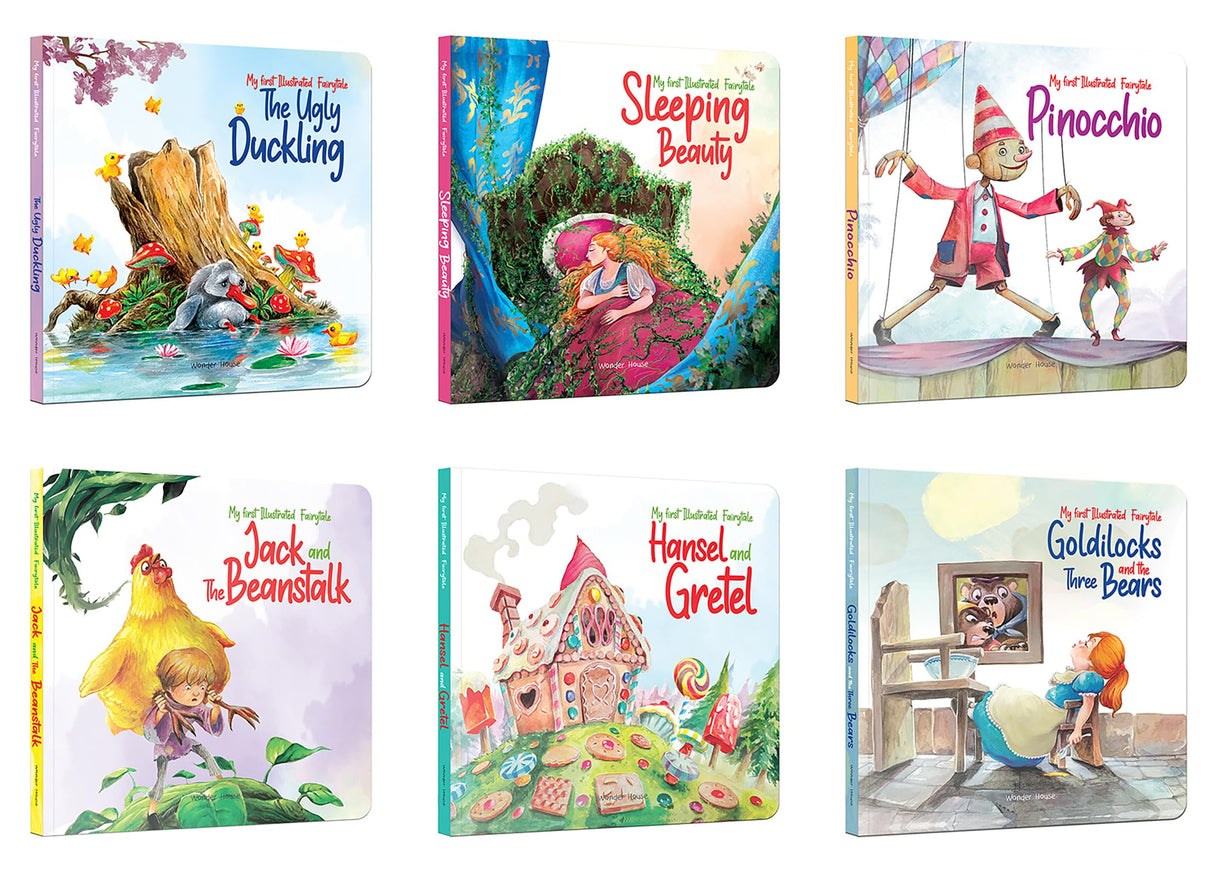 My first Illustrated Fairytales (Set of 6 Books) - Retail Maharaj