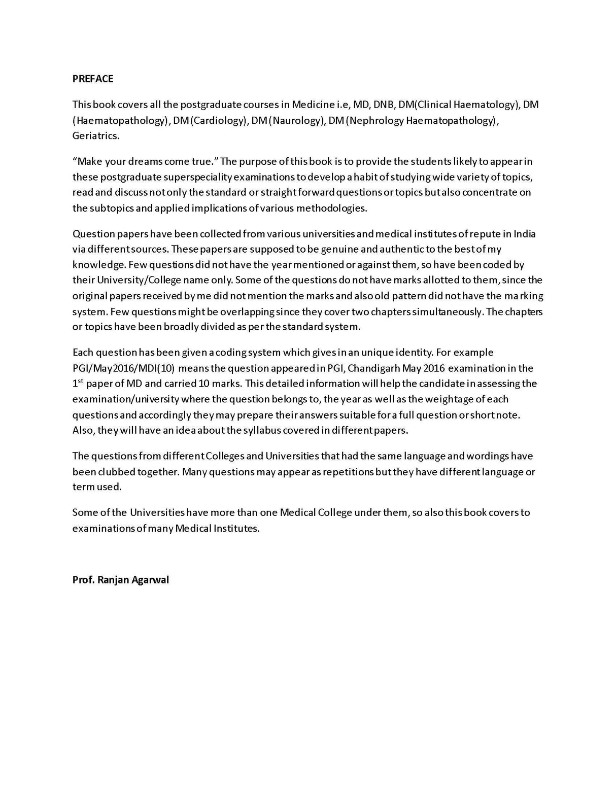 Previous Years Question Papers for Postgraduate & Superspeciality Medicine Examinations - Retail Maharaj