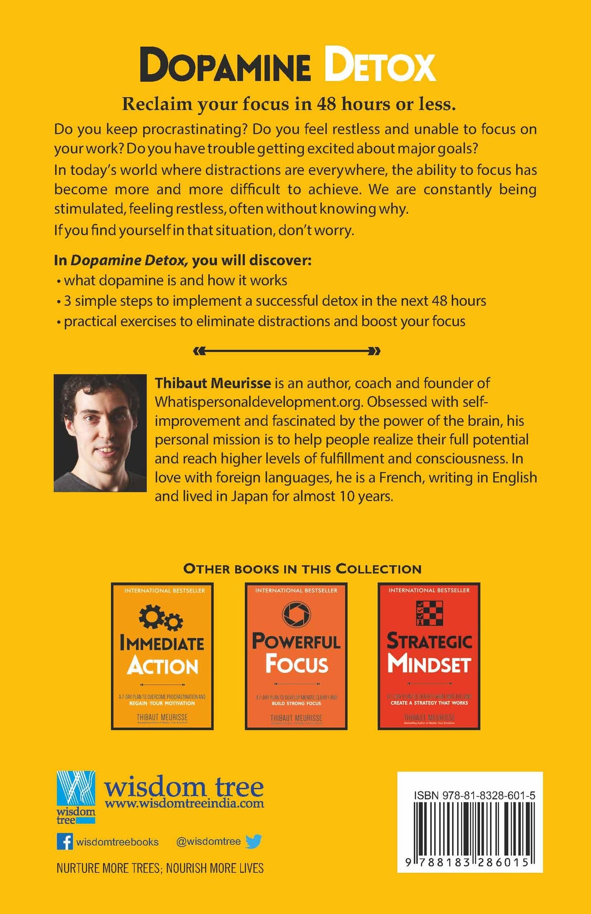 Dopamine Detox: A Short Guide to Remove Distractions and Get Your Brain to Do Hard Things - Retail Maharaj