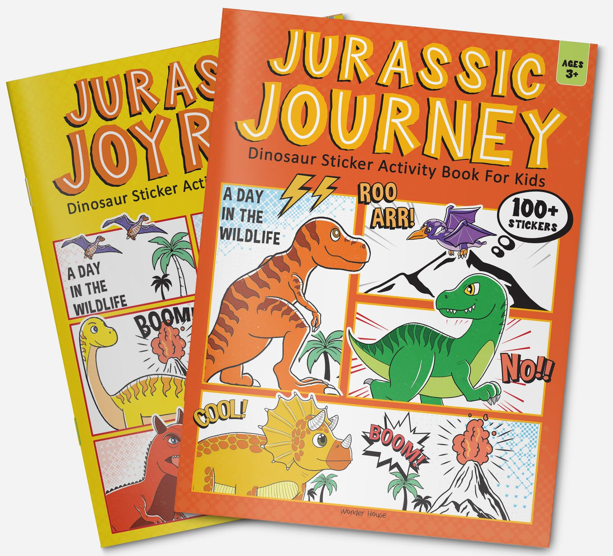 Jurassic Journey: Dinosaur Sticker Activity Book For Kids - Retail Maharaj