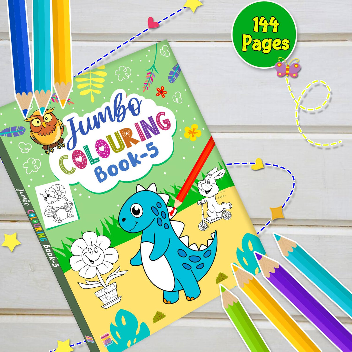 Jumbo Colouring Book - 5 - Retail Maharaj