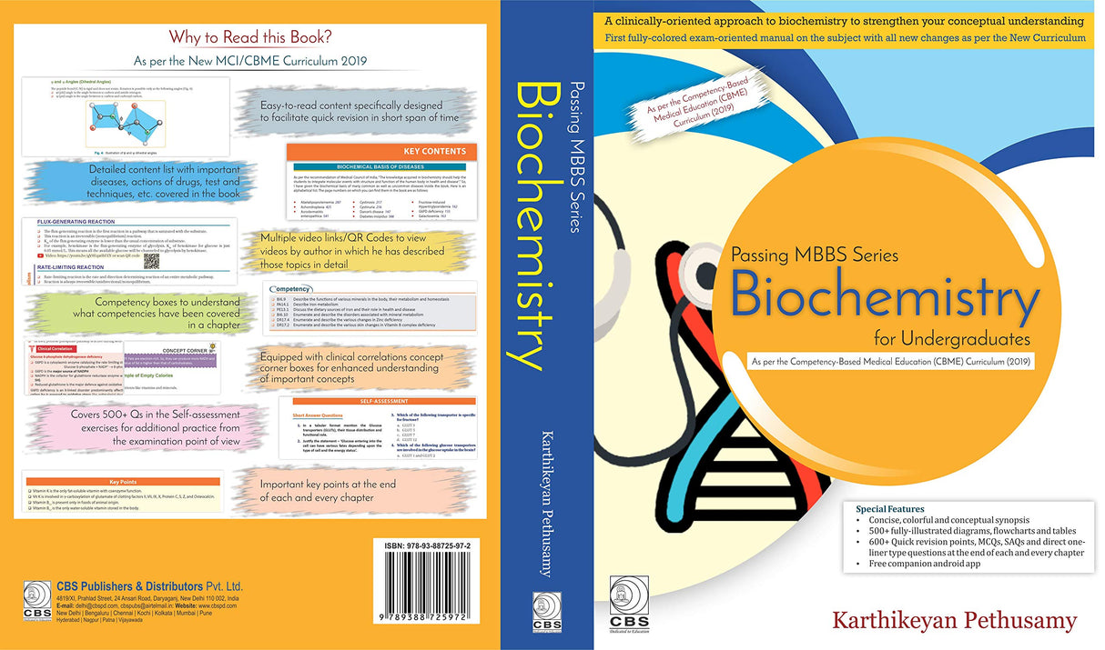 PASSING MBBS SERIES BIOCHEMISTRY FOR UNDERGRADUATES (PB 2020) - Retail Maharaj