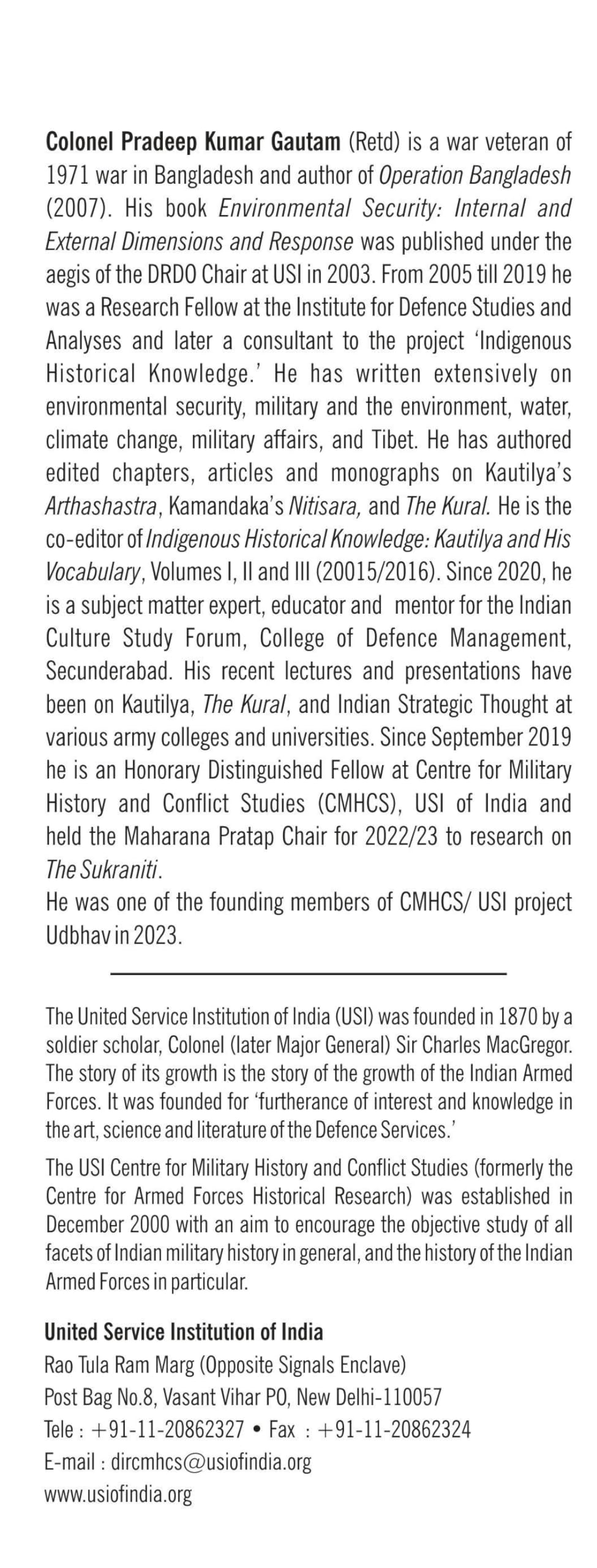 The Sukraniti: Statecraft And Warcraft - Retail Maharaj