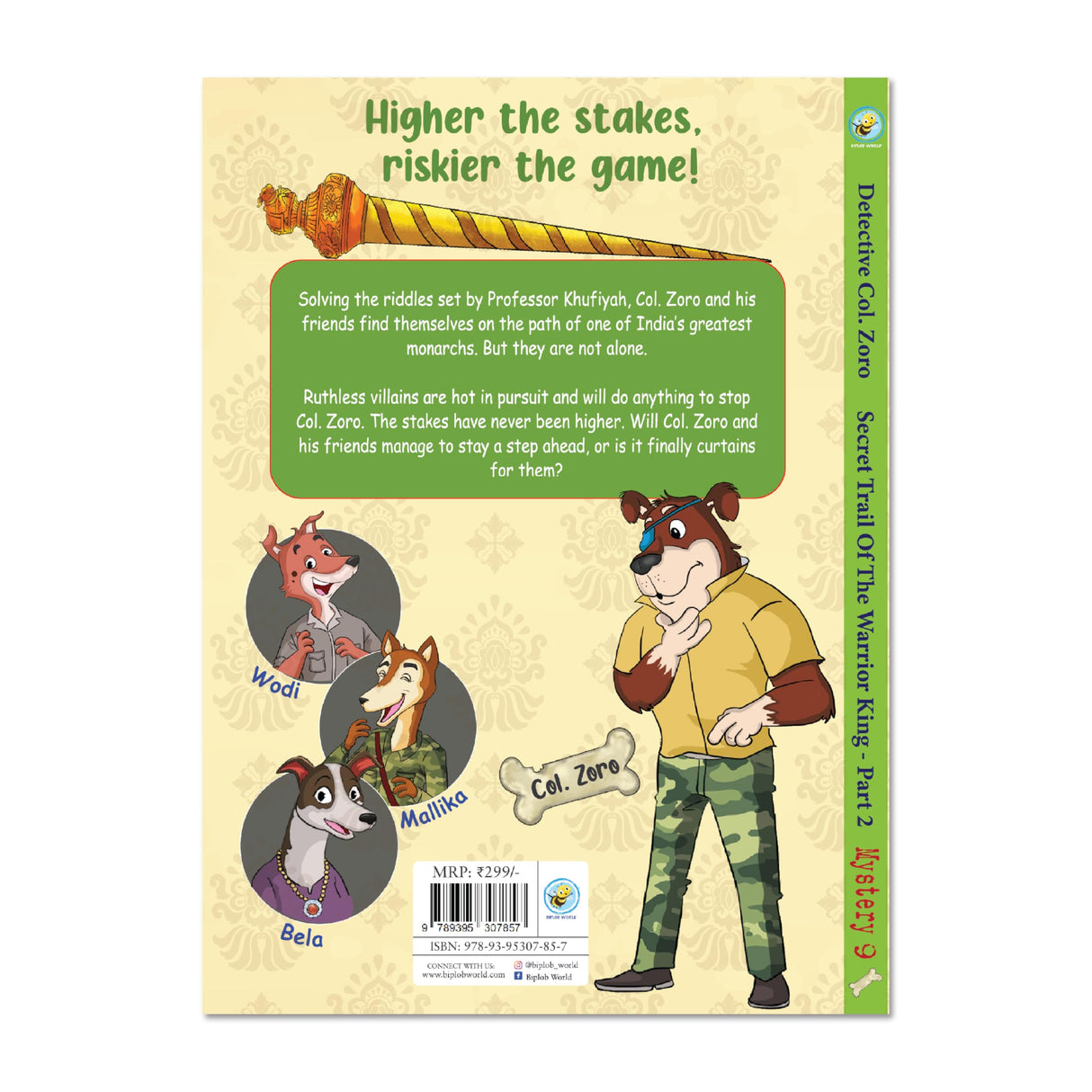 Detective Col. Zoro Book 9: Secret Trail of the Warrior King - Part 2 - Retail Maharaj