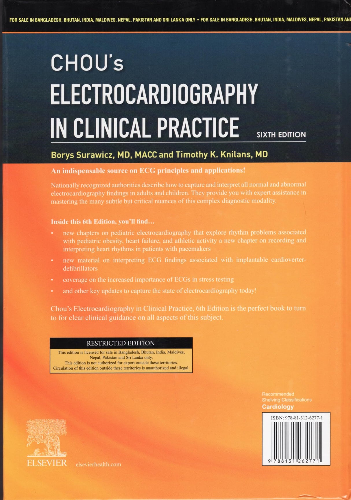 CHOUS ELECTROCARDIOGRAPHY IN CLINICAL PRACTICE 6ED (HB 2020) - Retail Maharaj