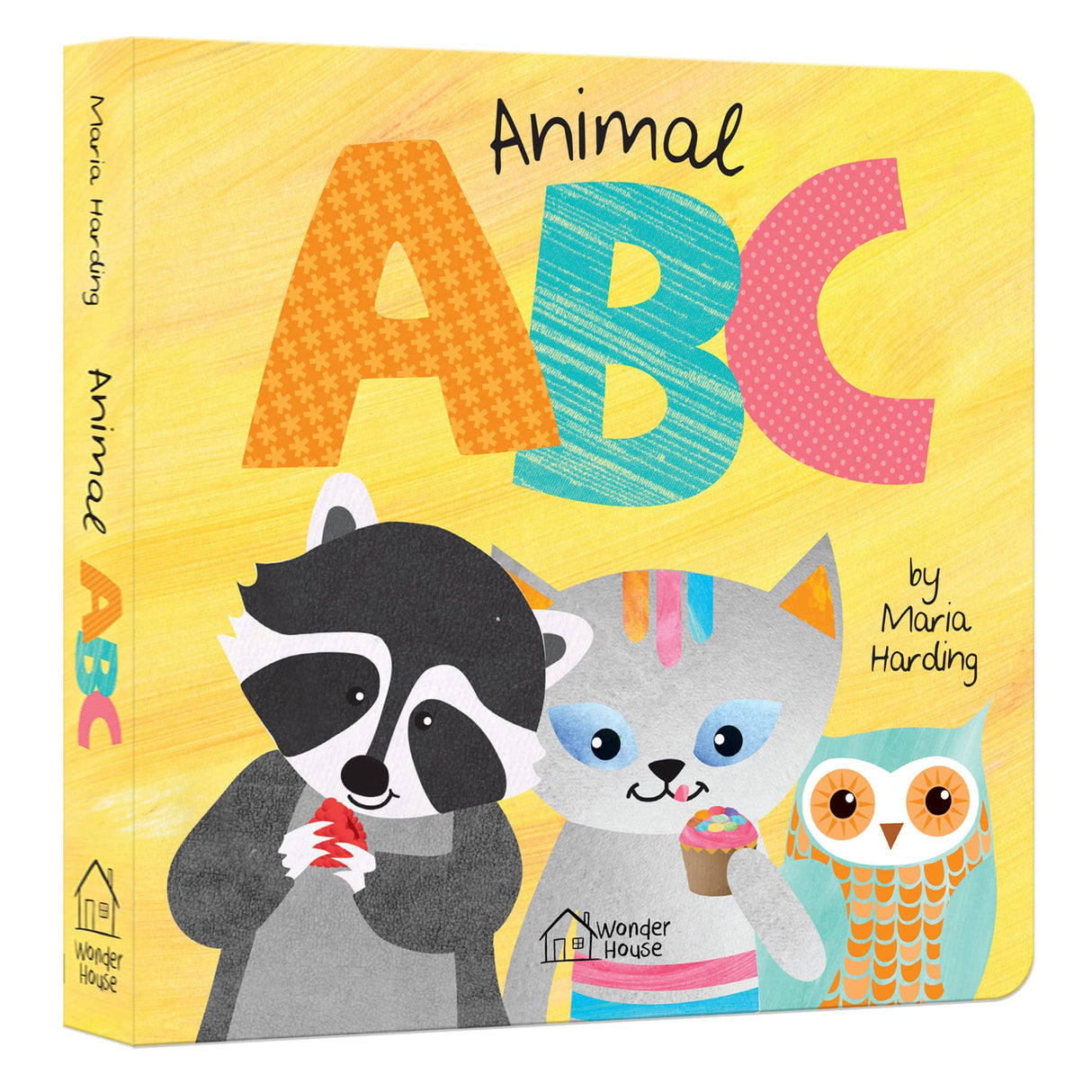 Animal ABC – Board Book for Kids: Playful Animals Teach A to Z with Bright Illustrations & Fun Rhymes | Learn the Alphabet with Tigers, Zebras, Elephants & More | Early Learning Alphabet Book for Babies, Toddlers & Preschoolers | Ages 2–6 Years - Retail Maharaj