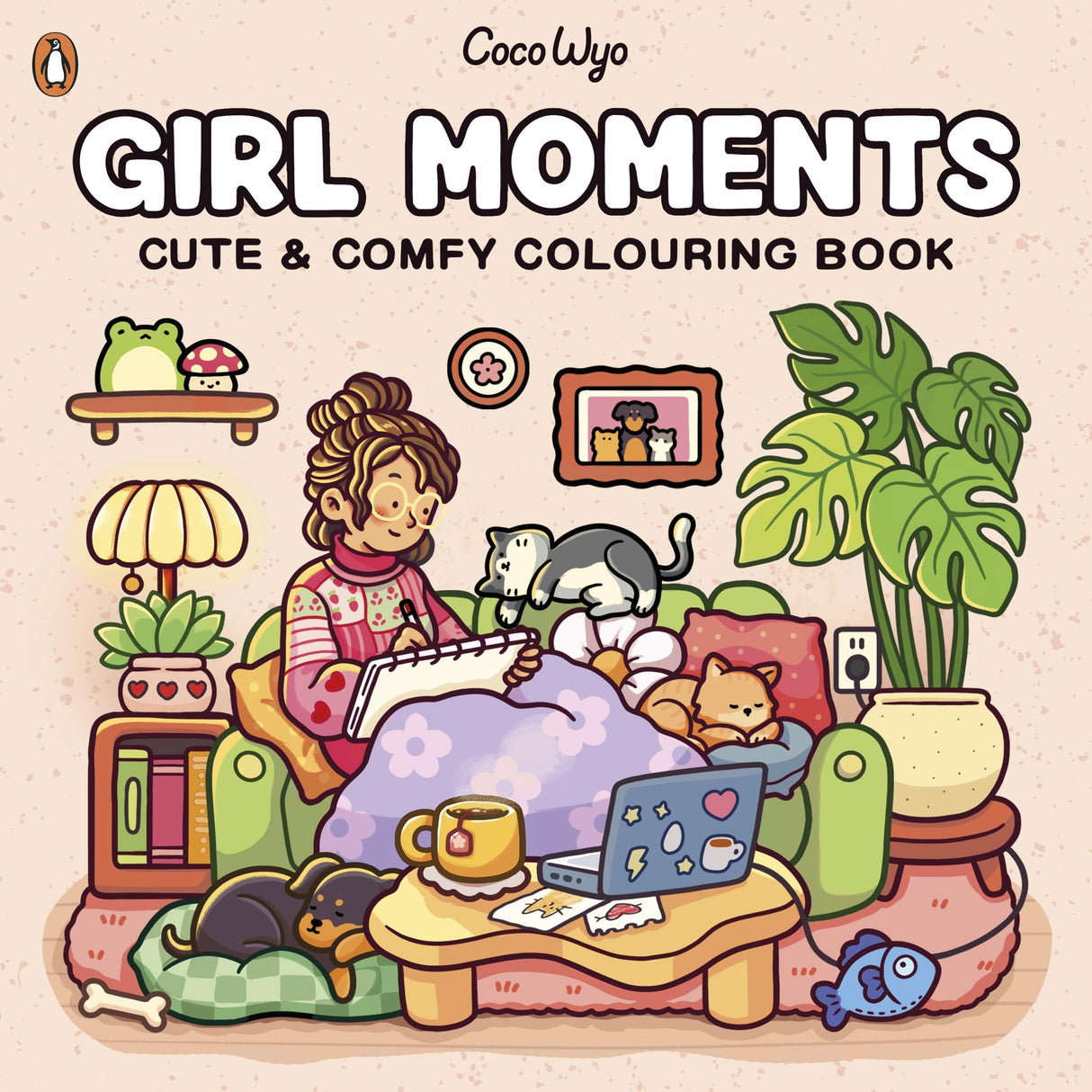 Girl Moments: A relaxing and cosy colouring book from the bestselling author (Coco Wyo) - Retail Maharaj
