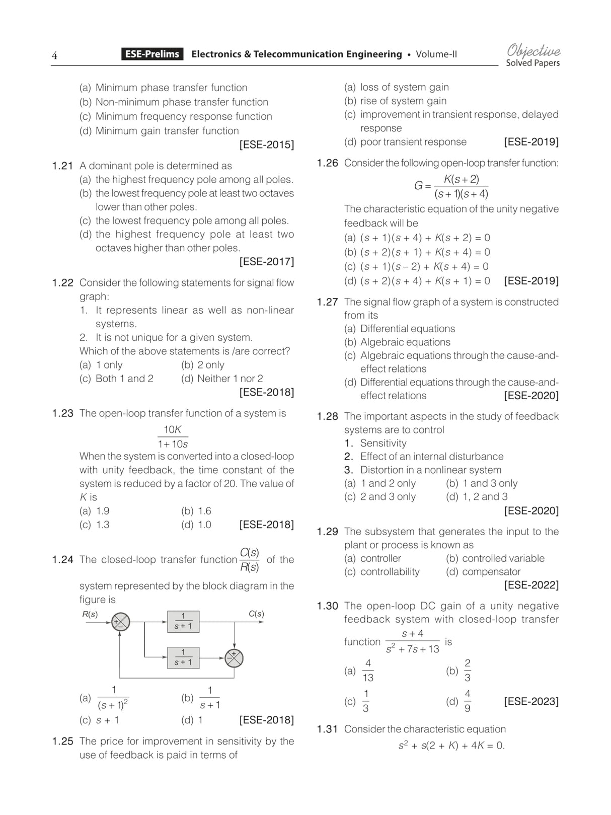 ESE 2026 : Preliminary Exam: Electronics & Telecom (E&T) Engineering Volume-II | Chapterwise & Topicwise Objective Solved Papers | 25 Years Solved ... Examination | Fully Solved | By Made Easy - Retail Maharaj