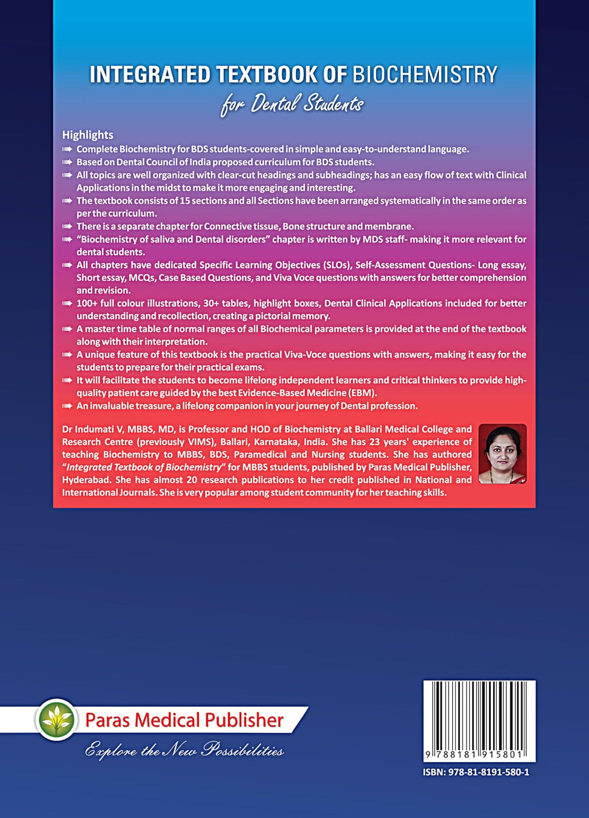 Integrated Textbook of Biochemistry for Dental Students - Retail Maharaj