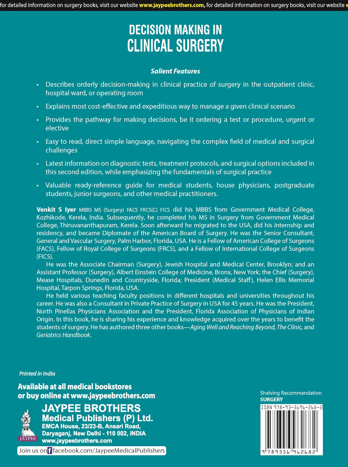 DECISION MAKING IN CLINICAL SURGERY - Retail Maharaj