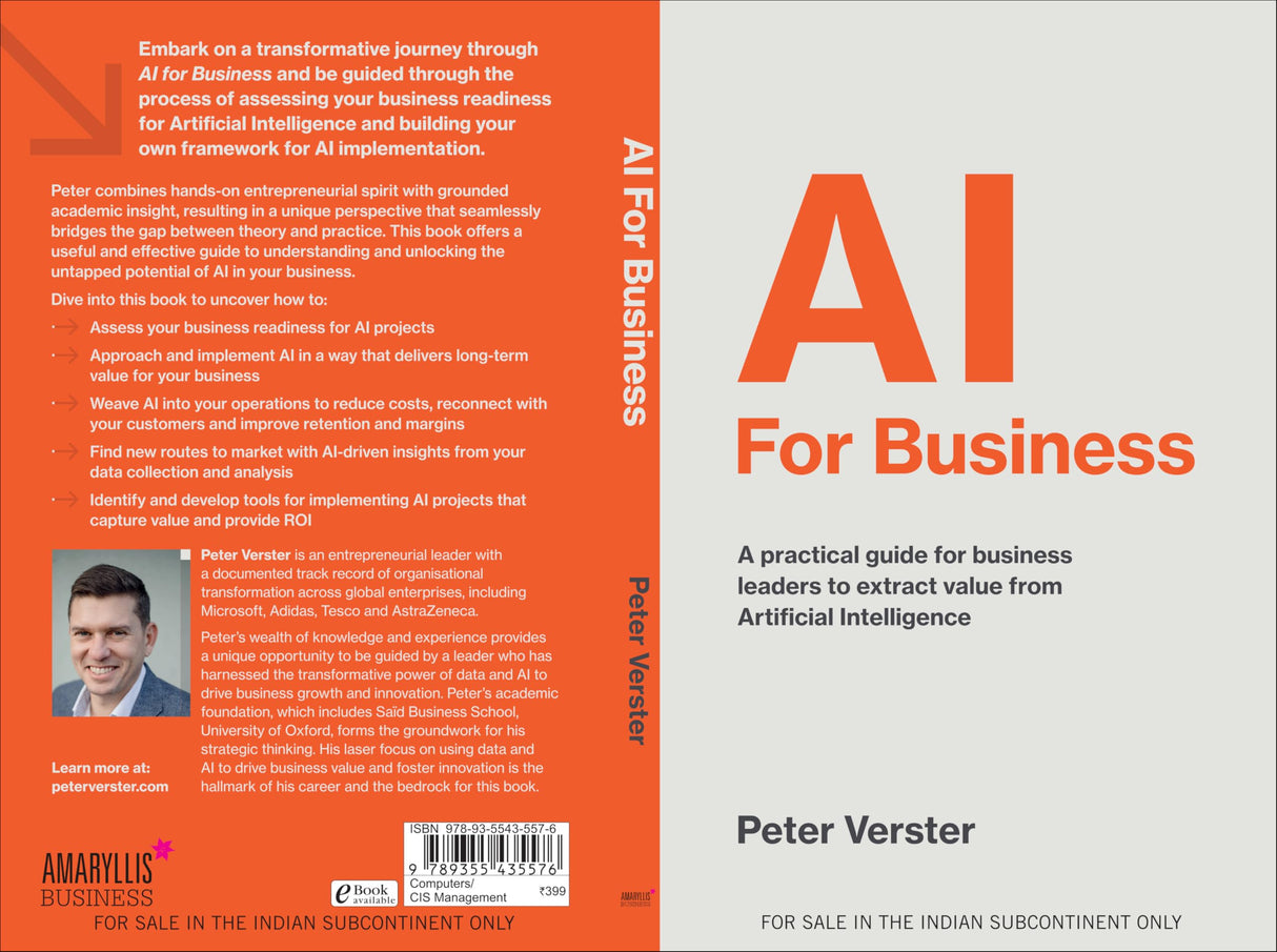 AI For Business: A Practical Guide For Business Leaders to Extract Value From Artificial Intelligence (English) - Retail Maharaj