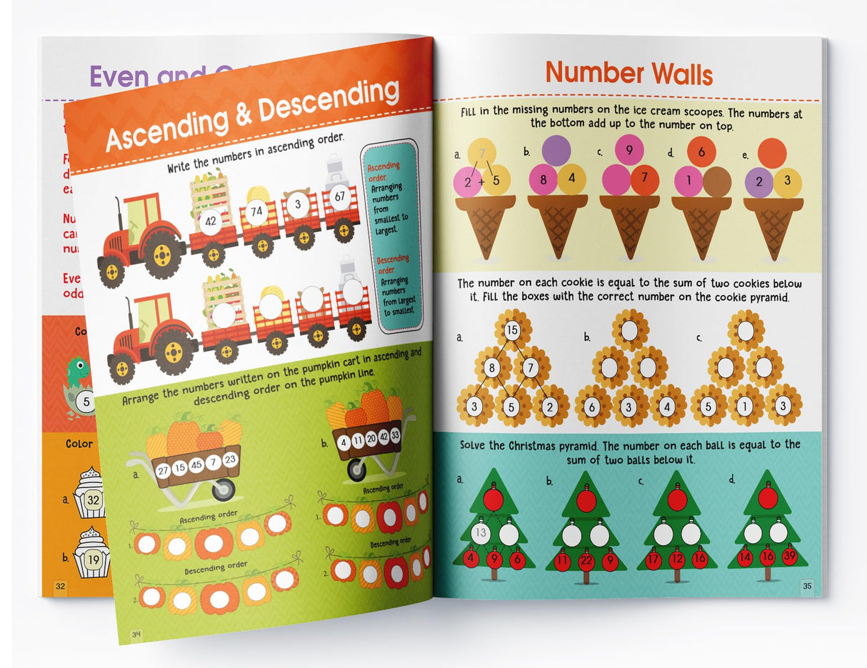 Knowing Numbers: Activity Book for Children | Learn Counting, Number Recognition & Basic Math | Ages 4–7 | Fun Hands-On Practice - Retail Maharaj