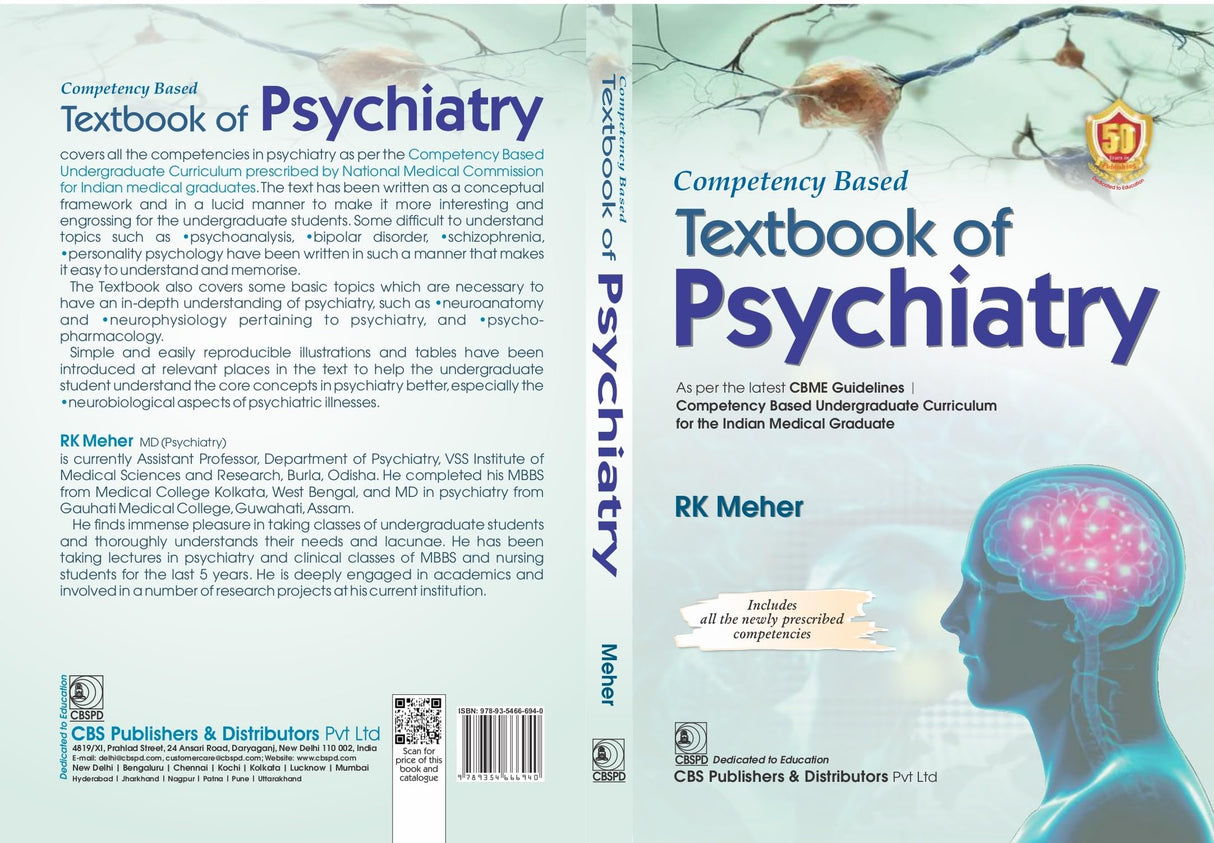 Competency Based Textbook Psychiatry (Pb 2024) - Retail Maharaj