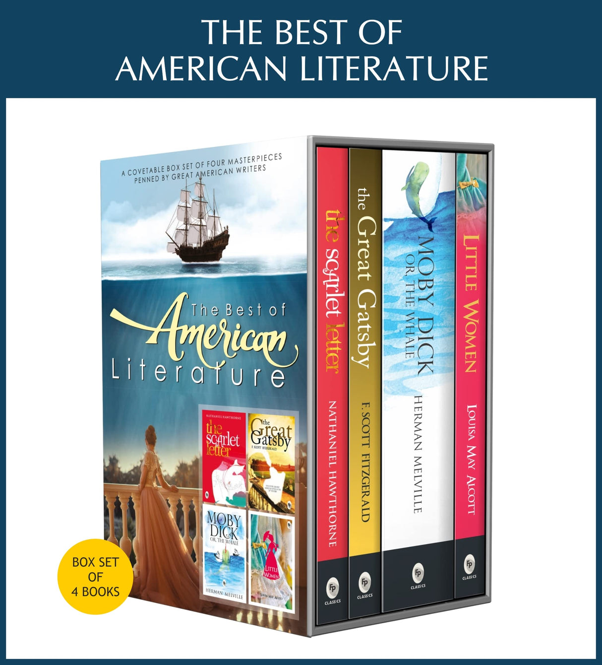 The Best of American Literature (Box-Set of 4 Books) - Retail Maharaj