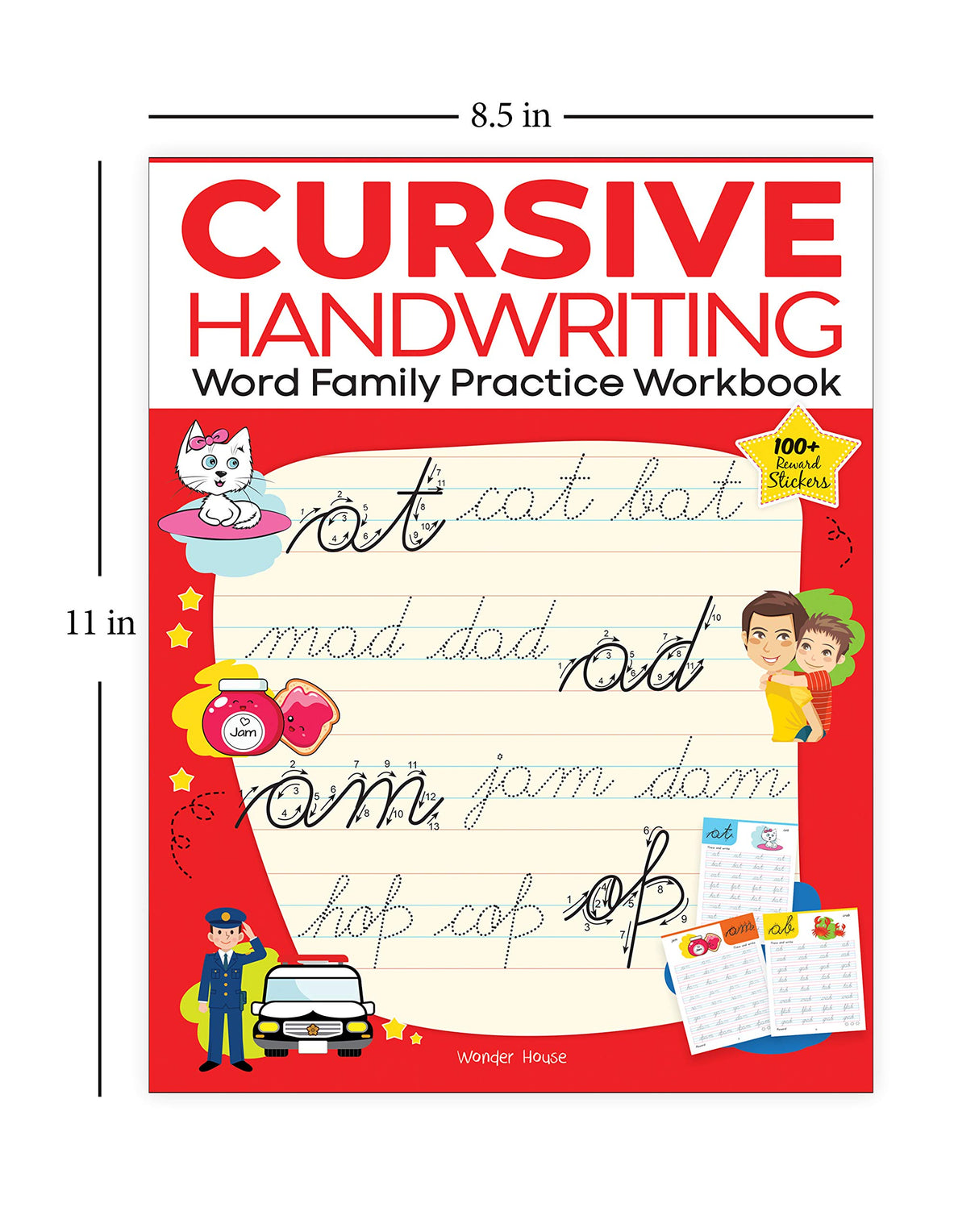 Cursive Handwriting - Word Family: Practice Workbook For Children - Retail Maharaj
