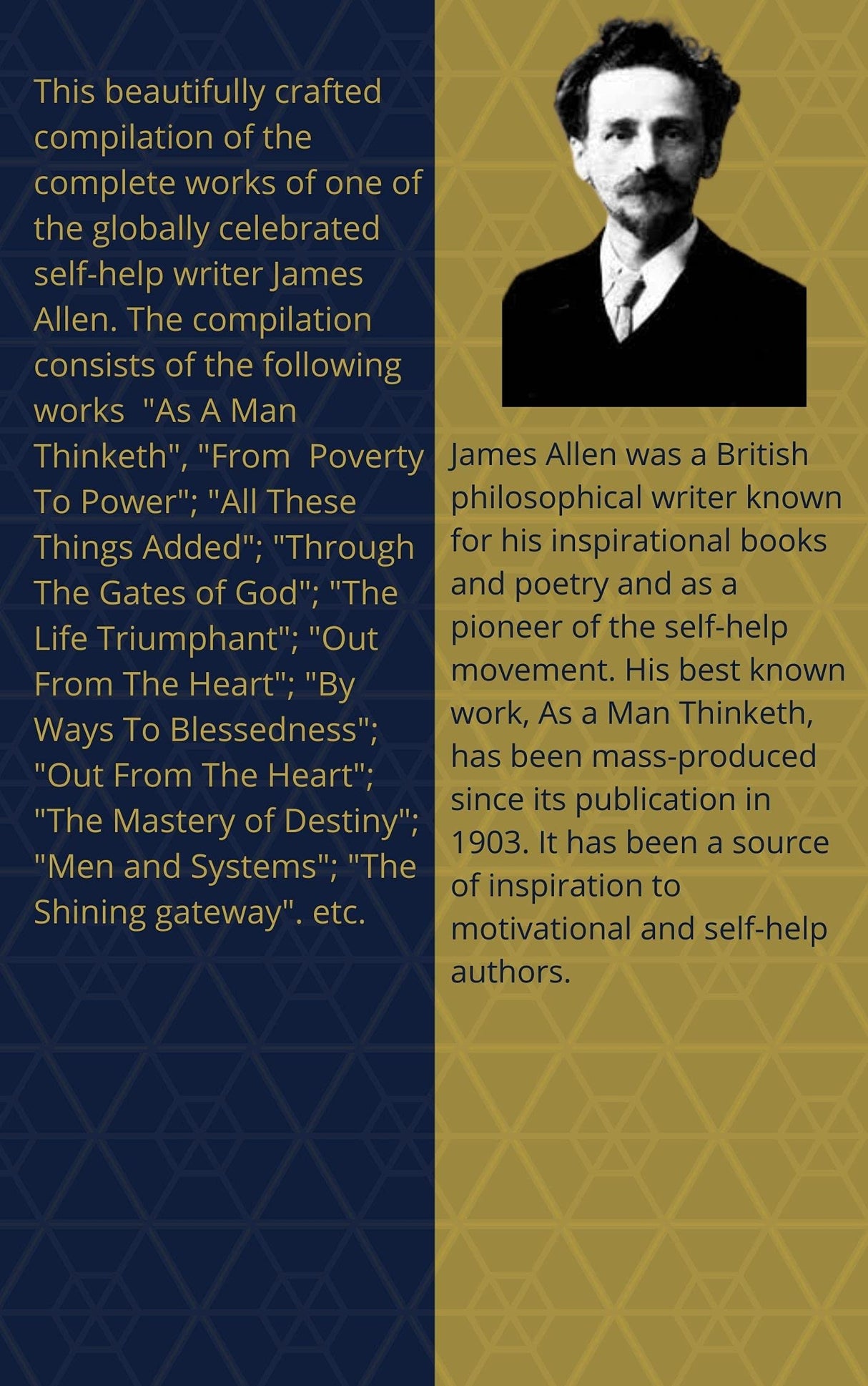 The Complete Works of James Allen : Hardcover Collector's Edition : 15 of James Allen's Works Compiled In One - Retail Maharaj