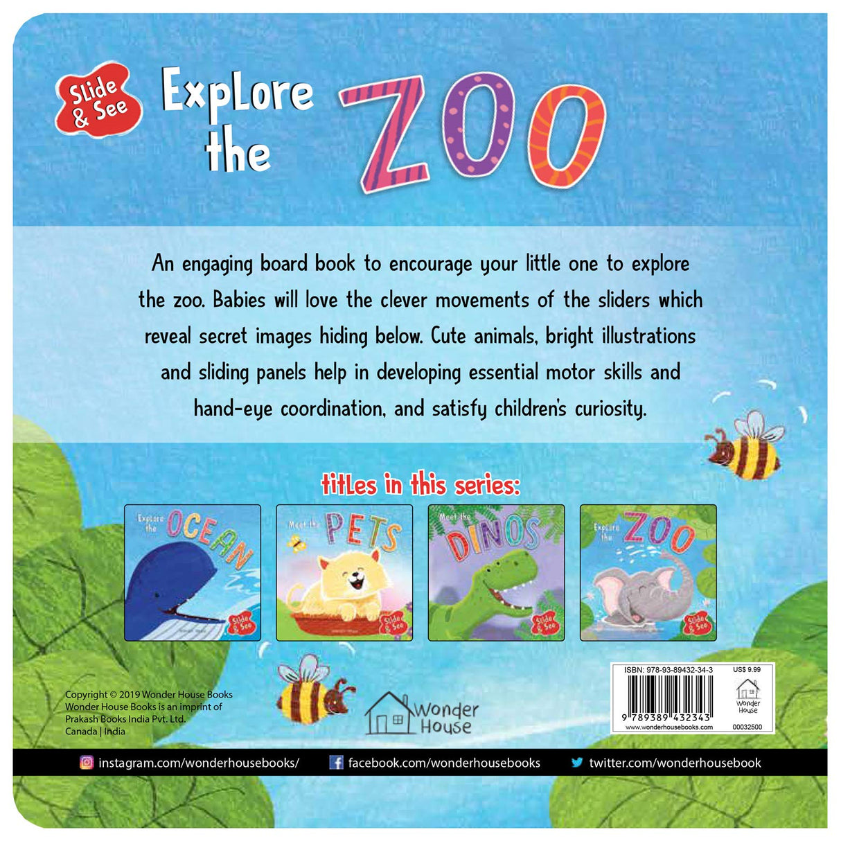 Slide And See - Explore The Zoo : Sliding Novelty Board Book For Kids - Retail Maharaj