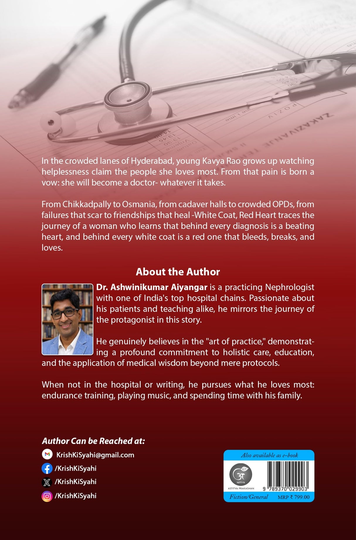 White Coat, Red Heart: The Journey of a Girl, a Doctor, a Healer - Retail Maharaj
