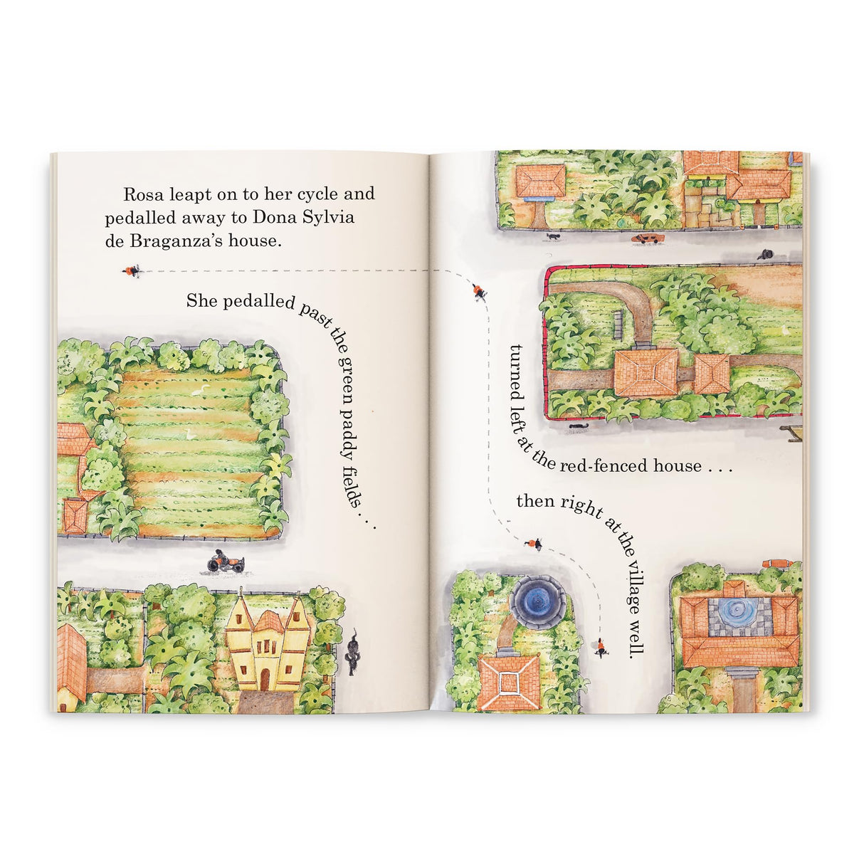 Rosa in A Rush (Hook Books): The Exciting Story of a Girl on a Quest on Her Cycle in Goa | Ages 5+ - Retail Maharaj