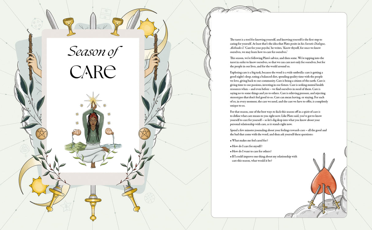 Tarot Spreads Yearbook: 52 Tarot Spreads for Getting to Know Yourself (Verbena Yearbooks) - Retail Maharaj