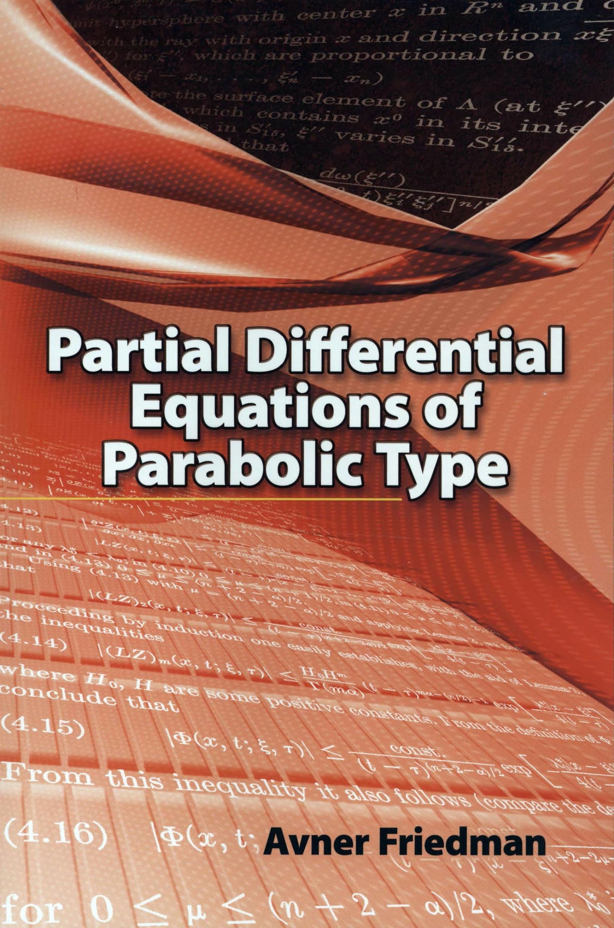 Partial Differential Equations of Parabolic Type (Dover Books on Mathematics) - Retail Maharaj