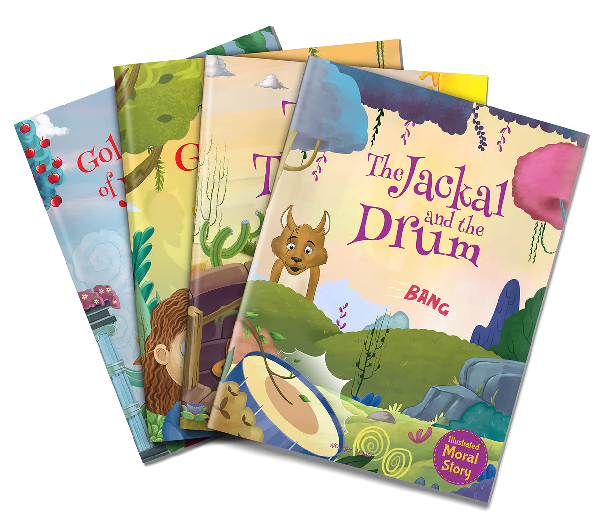 The Jackal and the Drum - Illustrated Moral Story for Children - Retail Maharaj