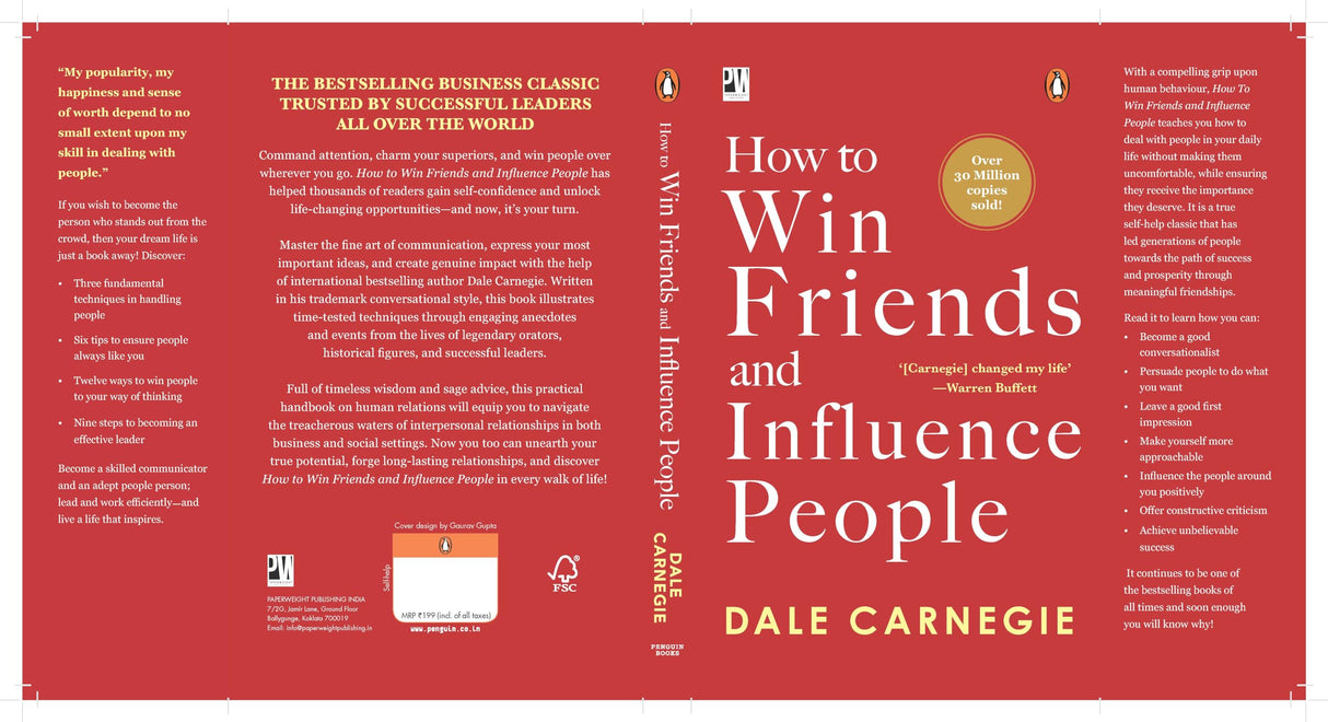 How To Win Friends & Infulence People: The Bestselling Business Classic Trusted by Successful Leaders all over the World - Retail Maharaj