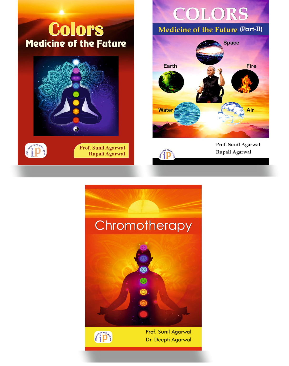 Chromotherapy & Colors: Medicine of the Future- Set of Three Volumes - Retail Maharaj