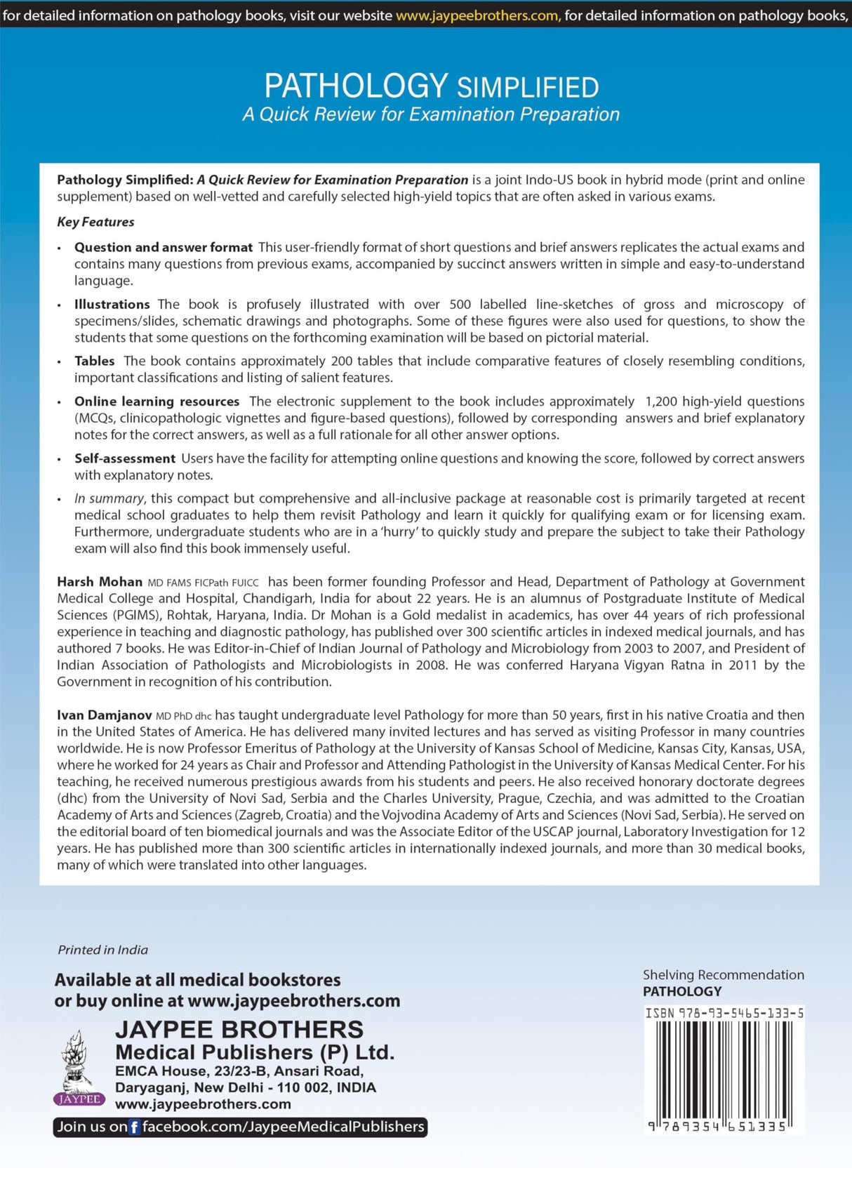 PATHOLOGY SIMPLIFIED: A QUICK REVIEW FOR EXAMINATION PREPARATION - Retail Maharaj