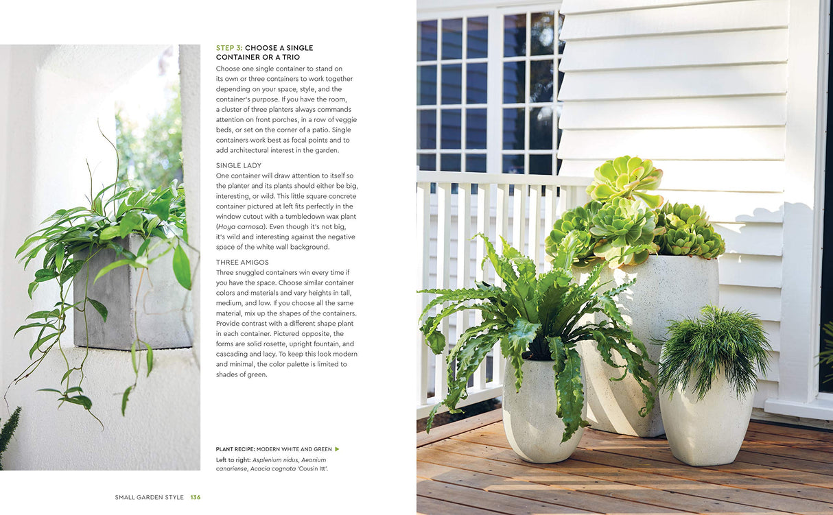 Small Garden Style: A Design Guide for Outdoor Rooms and Containers - Retail Maharaj