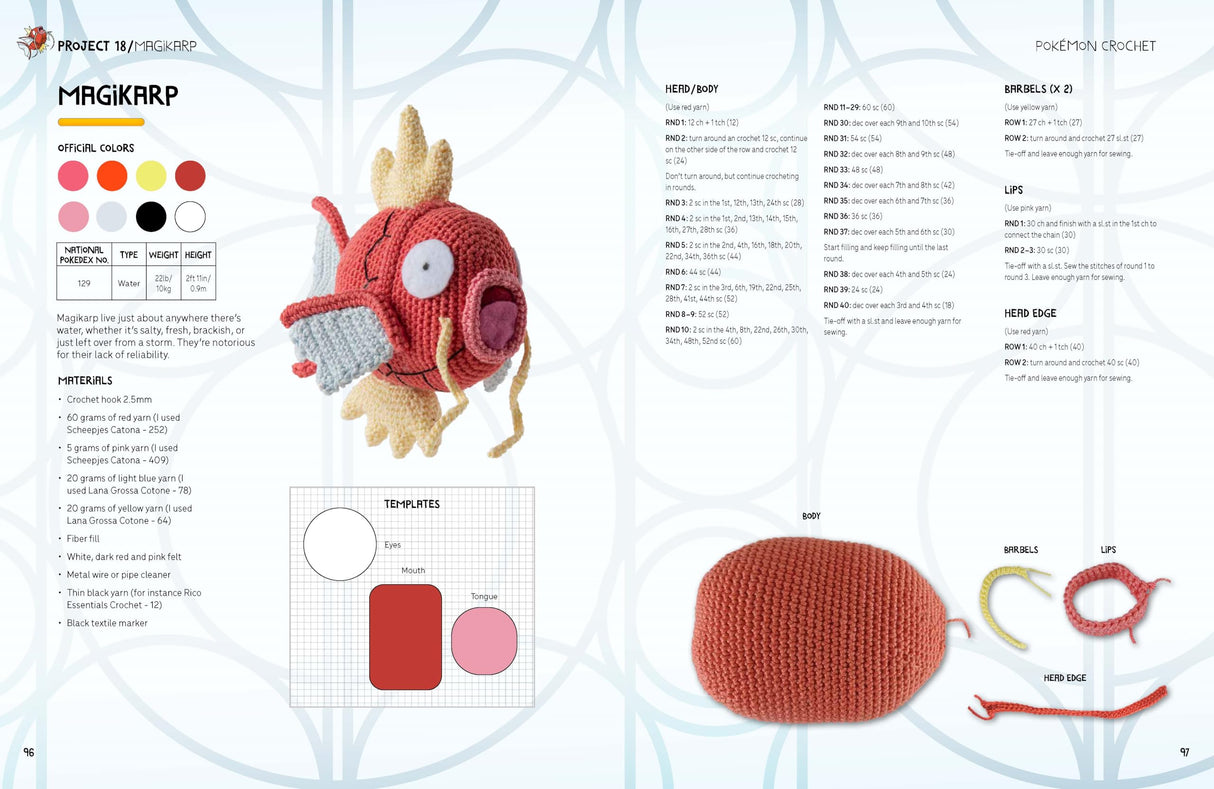 Pokemon Crochet: Bring your favorite Pokemon to life with 20 cute crochet patterns - Retail Maharaj