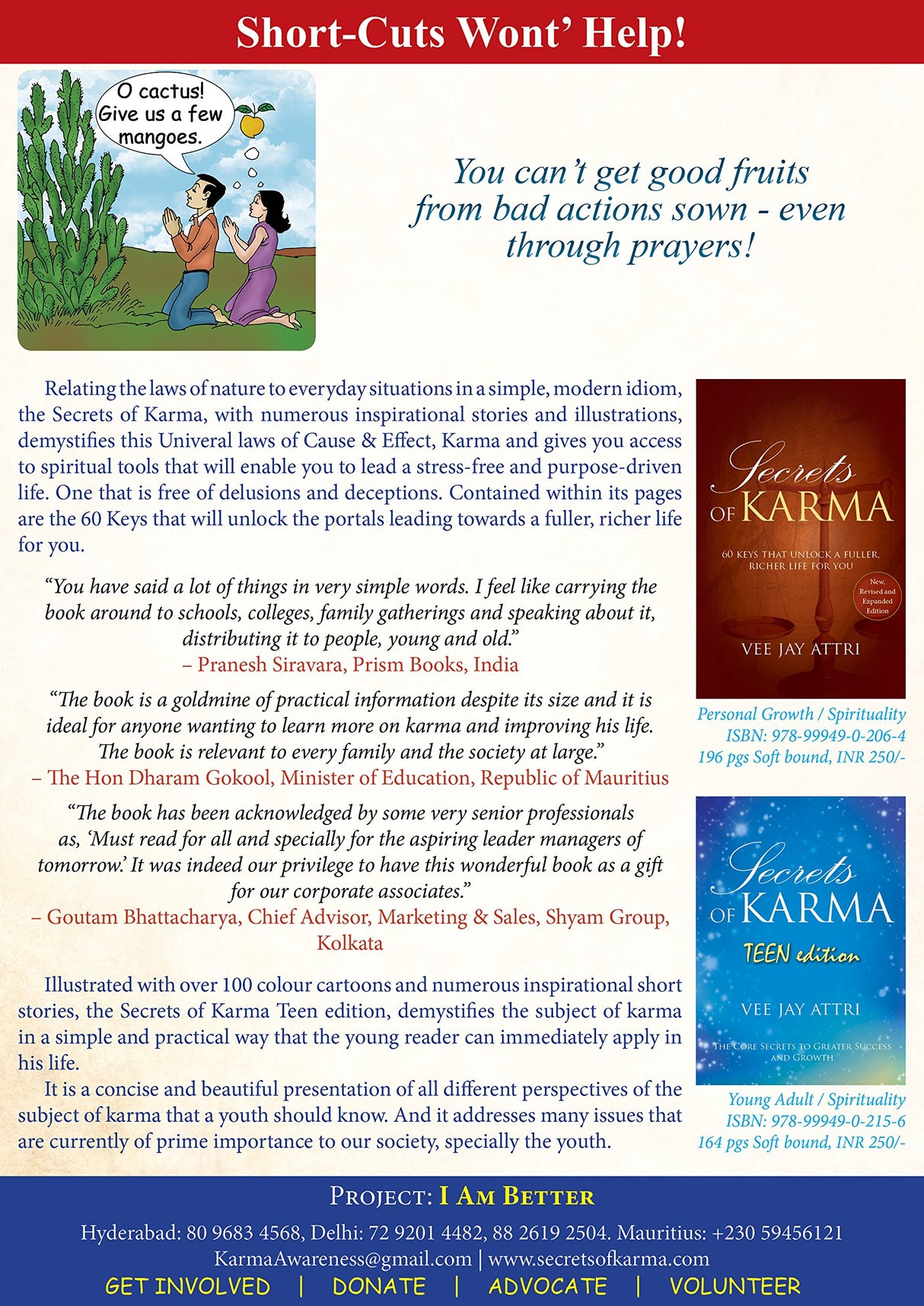 Secrets of KARMA - Teen Edition - Retail Maharaj