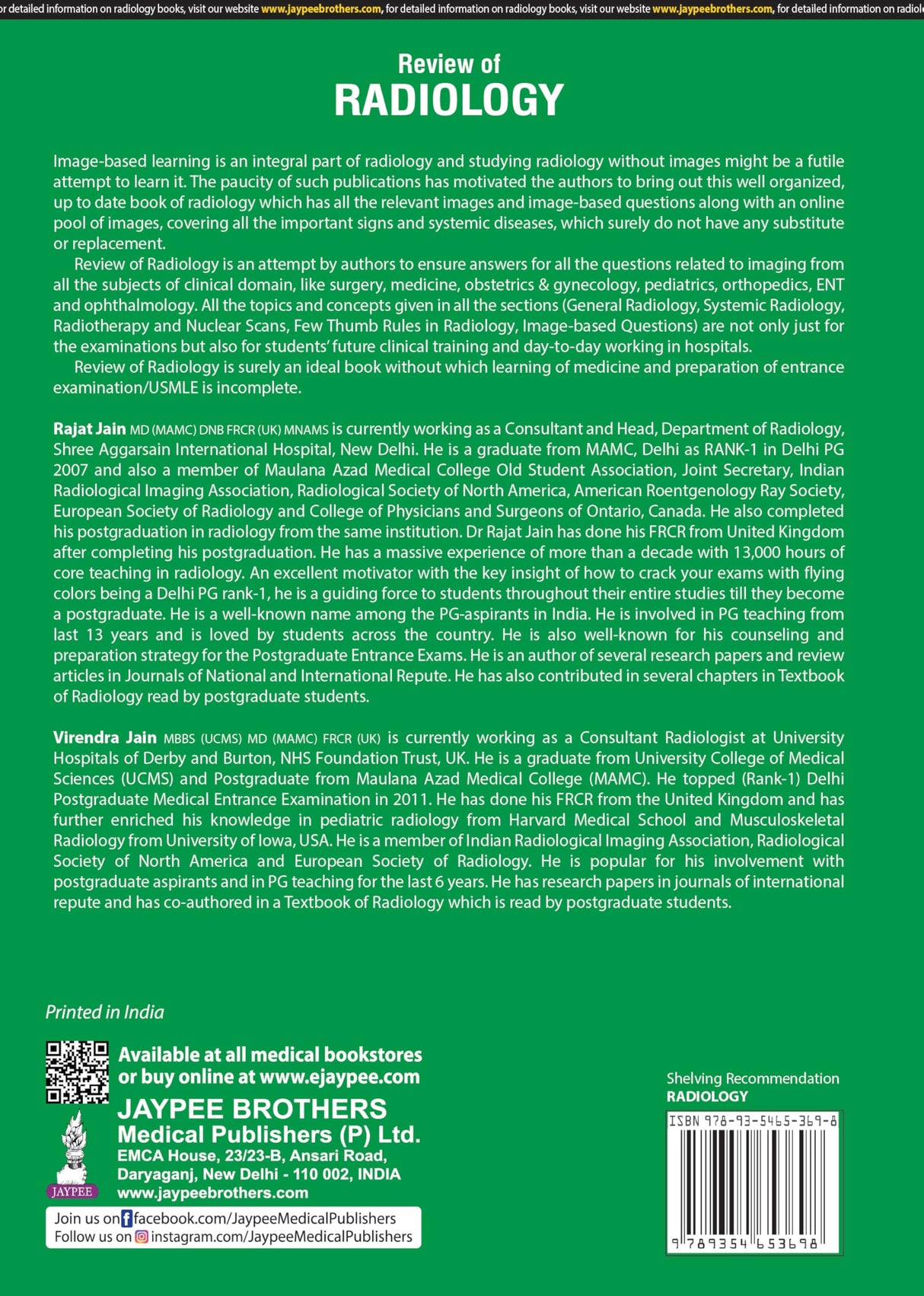 Review of Radiology - Retail Maharaj