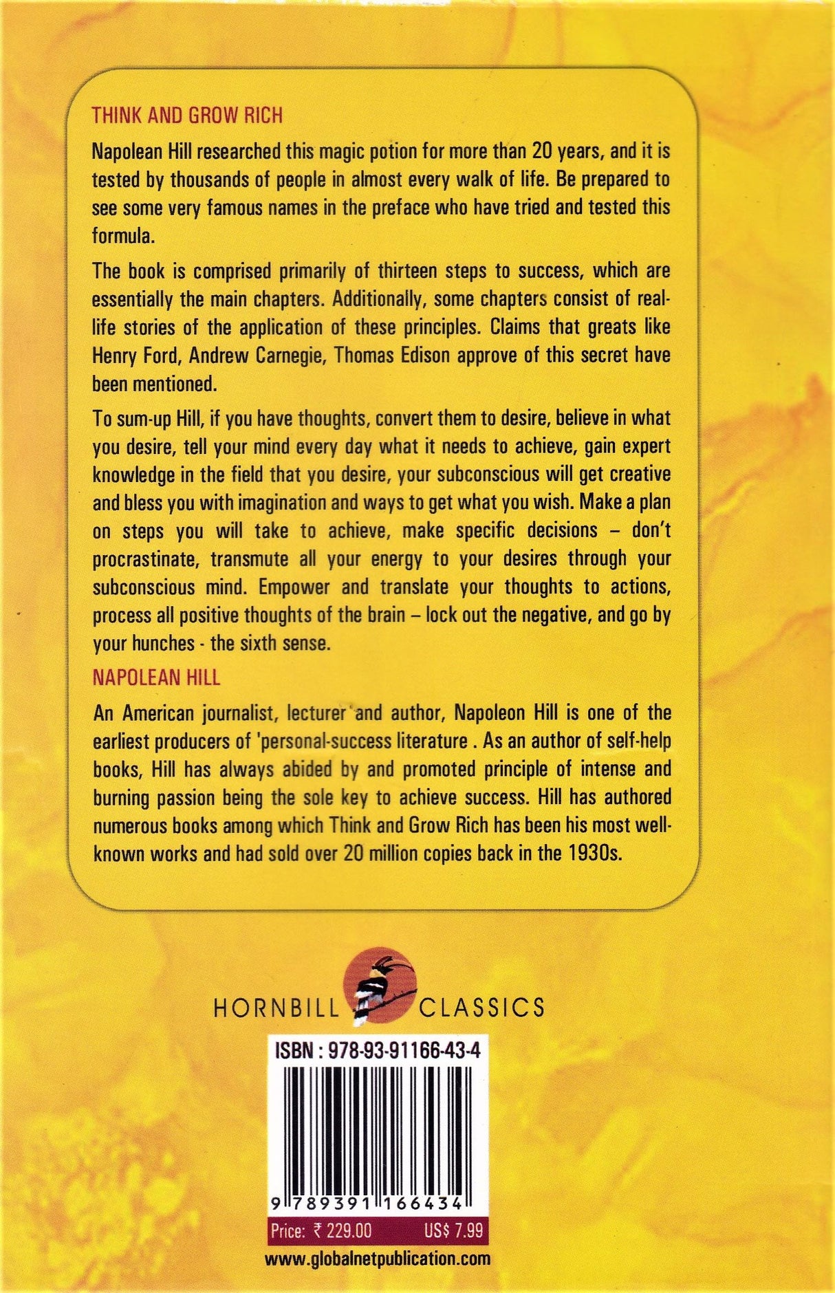 THINK AND GROW RICH : THE SECRET TO FREEDOM AND SUCCESS - Retail Maharaj